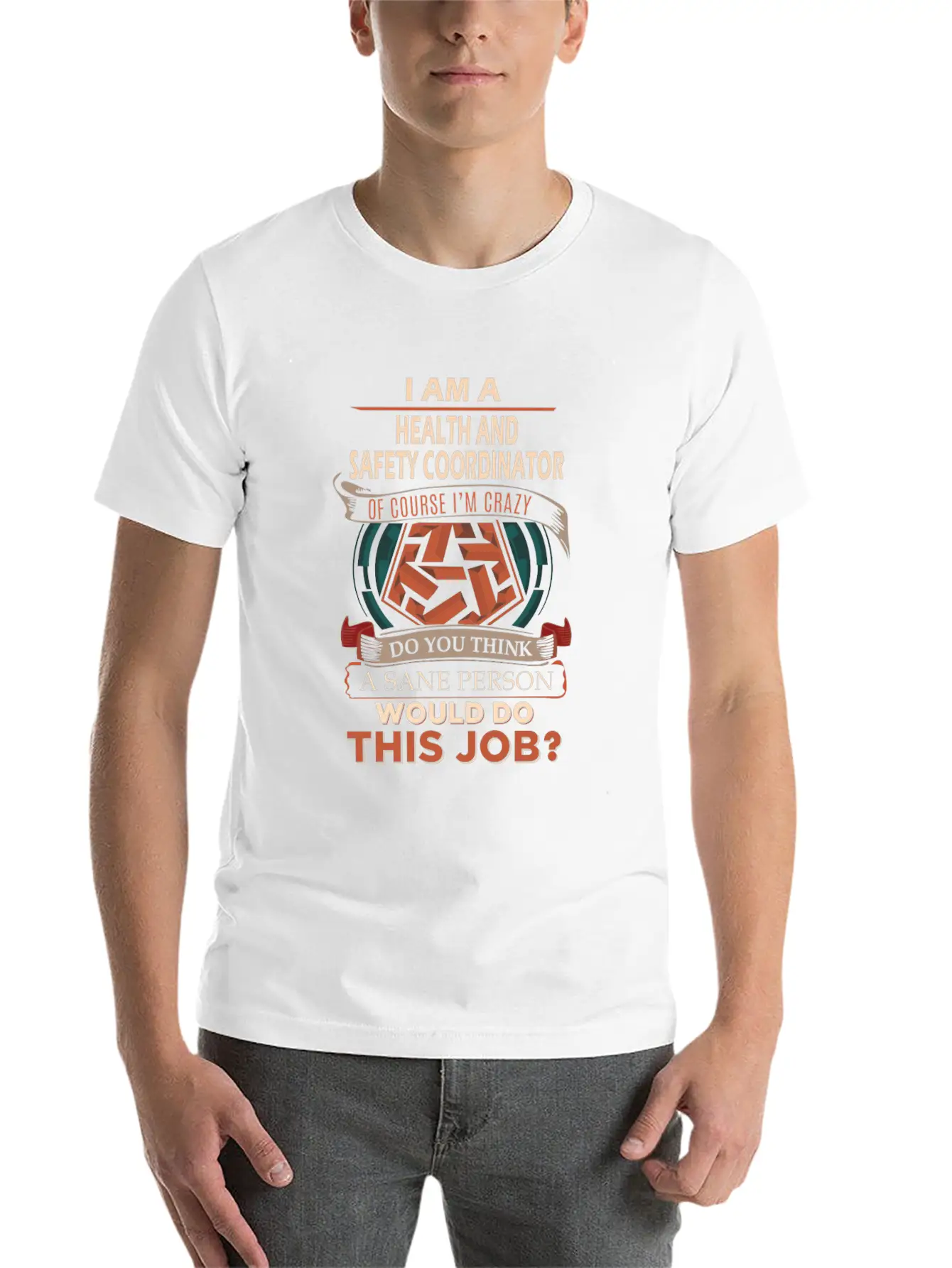 Health And Safety Coordinator T Shirt - Sane Perso Unisex Casual T-Shirt – Clean Design For Daily Comfort