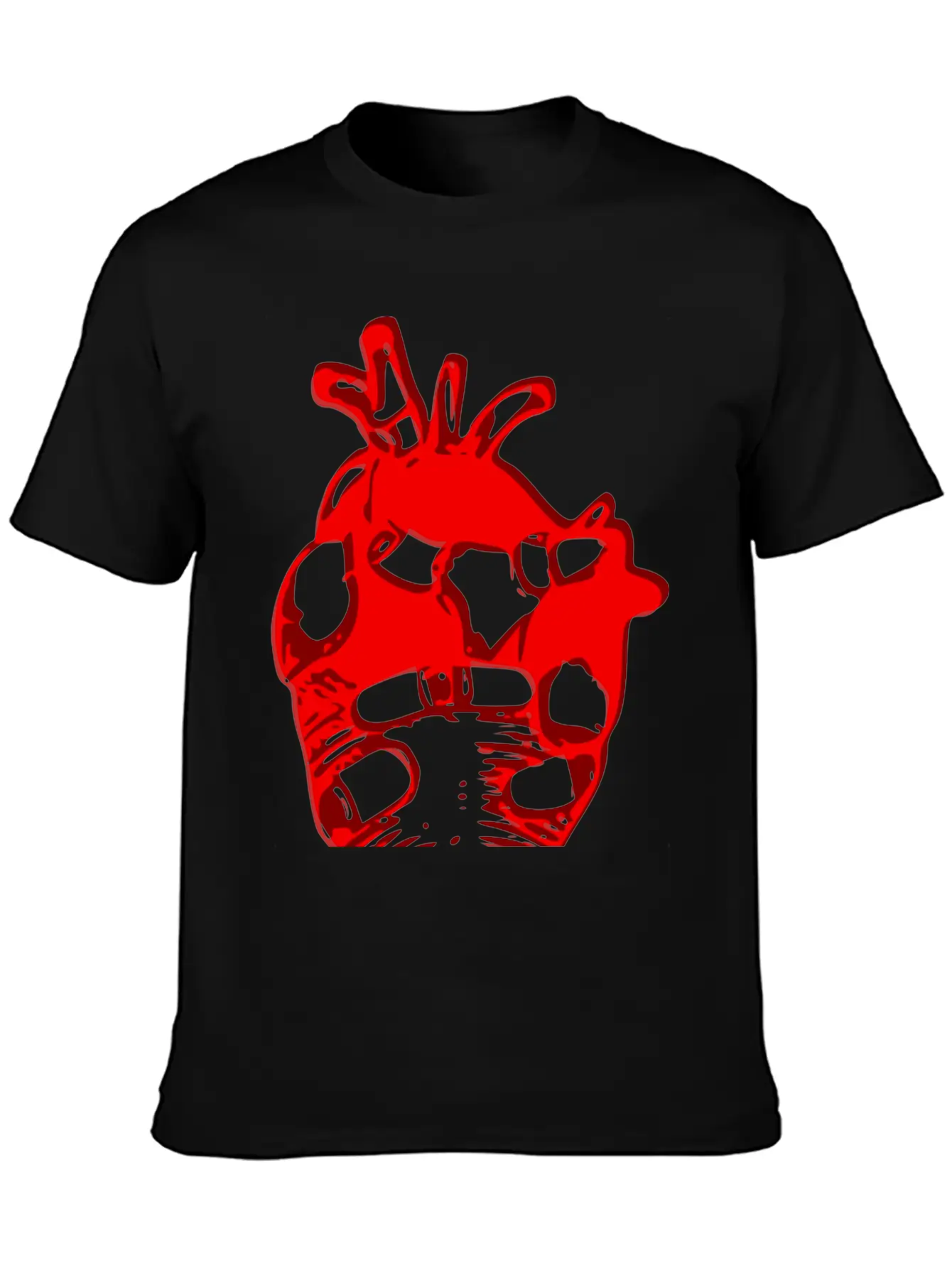 Heart Motif Unisex Casual T-Shirt – Clean Design For Daily Comfort