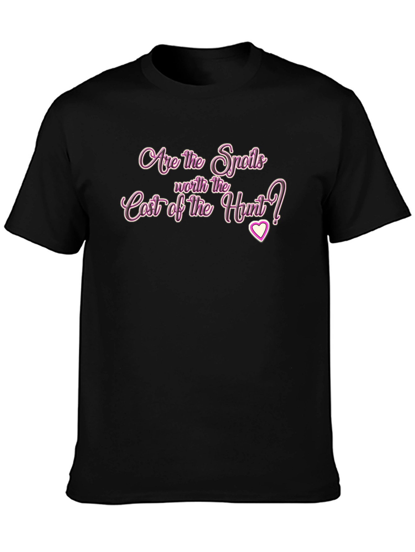 Spoils Worth the Hunt Black T-Shirt