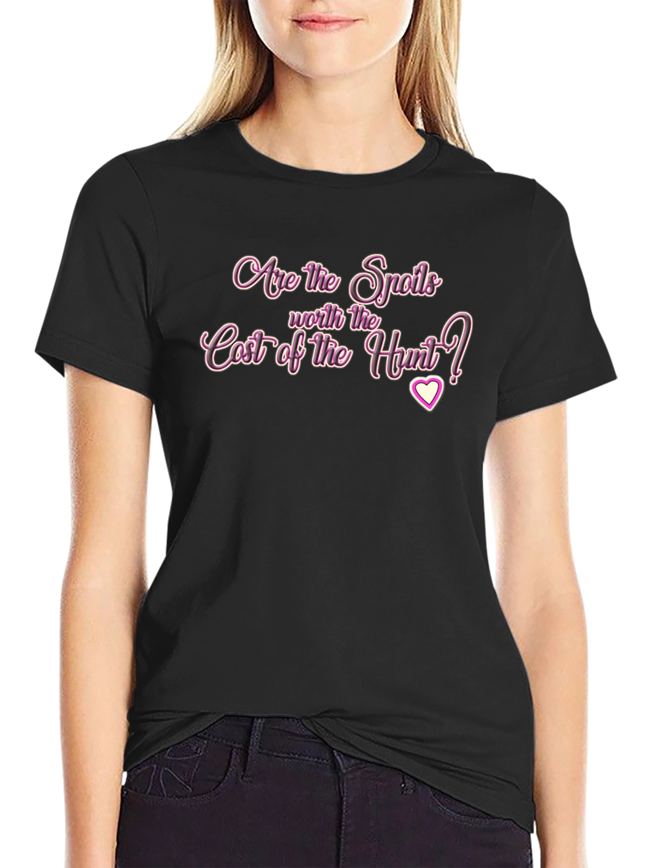 Spoils Worth the Hunt Black T-Shirt