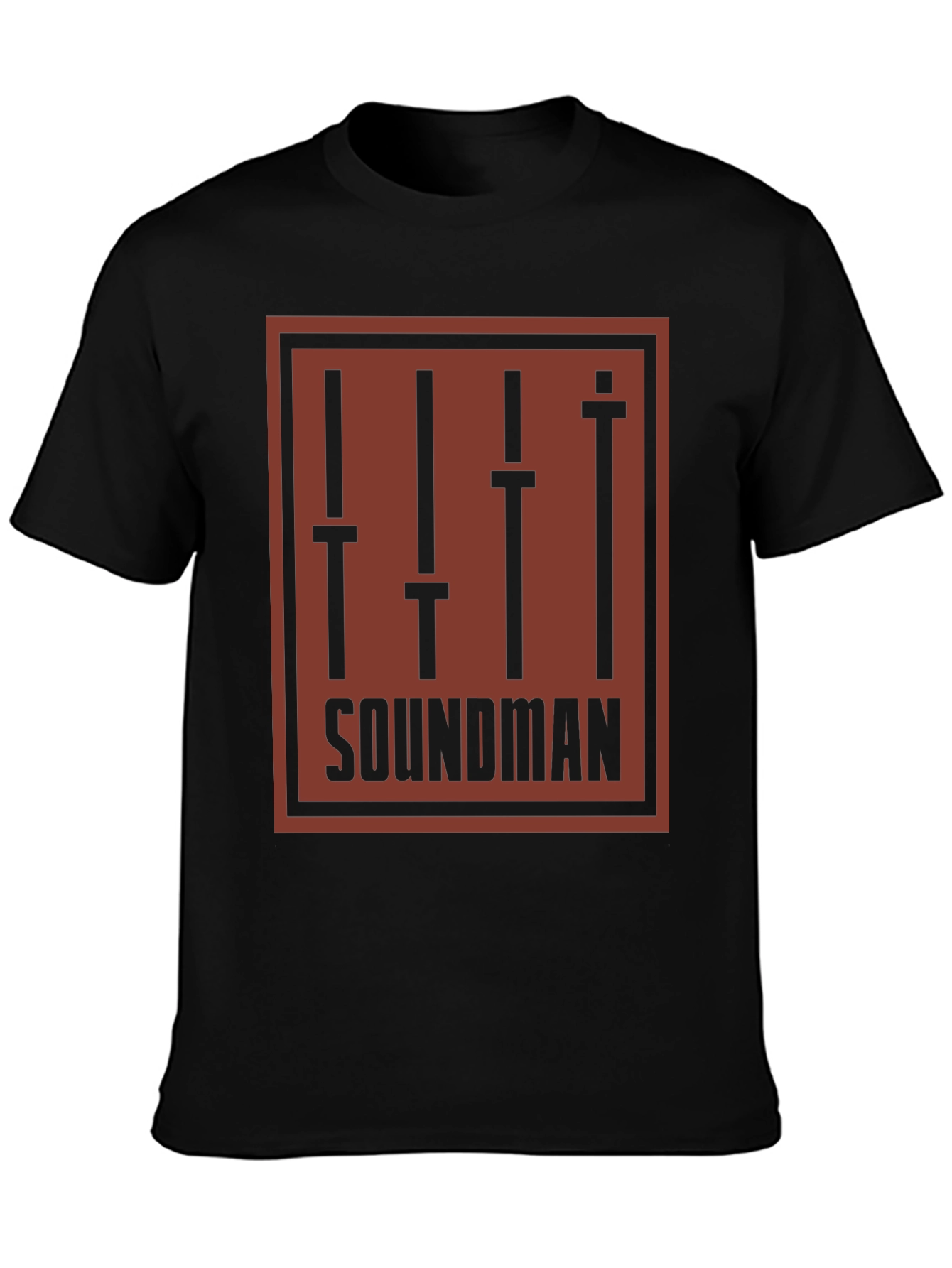 Soundman Graphic T-Shirt - Black Audio Engineer Tee