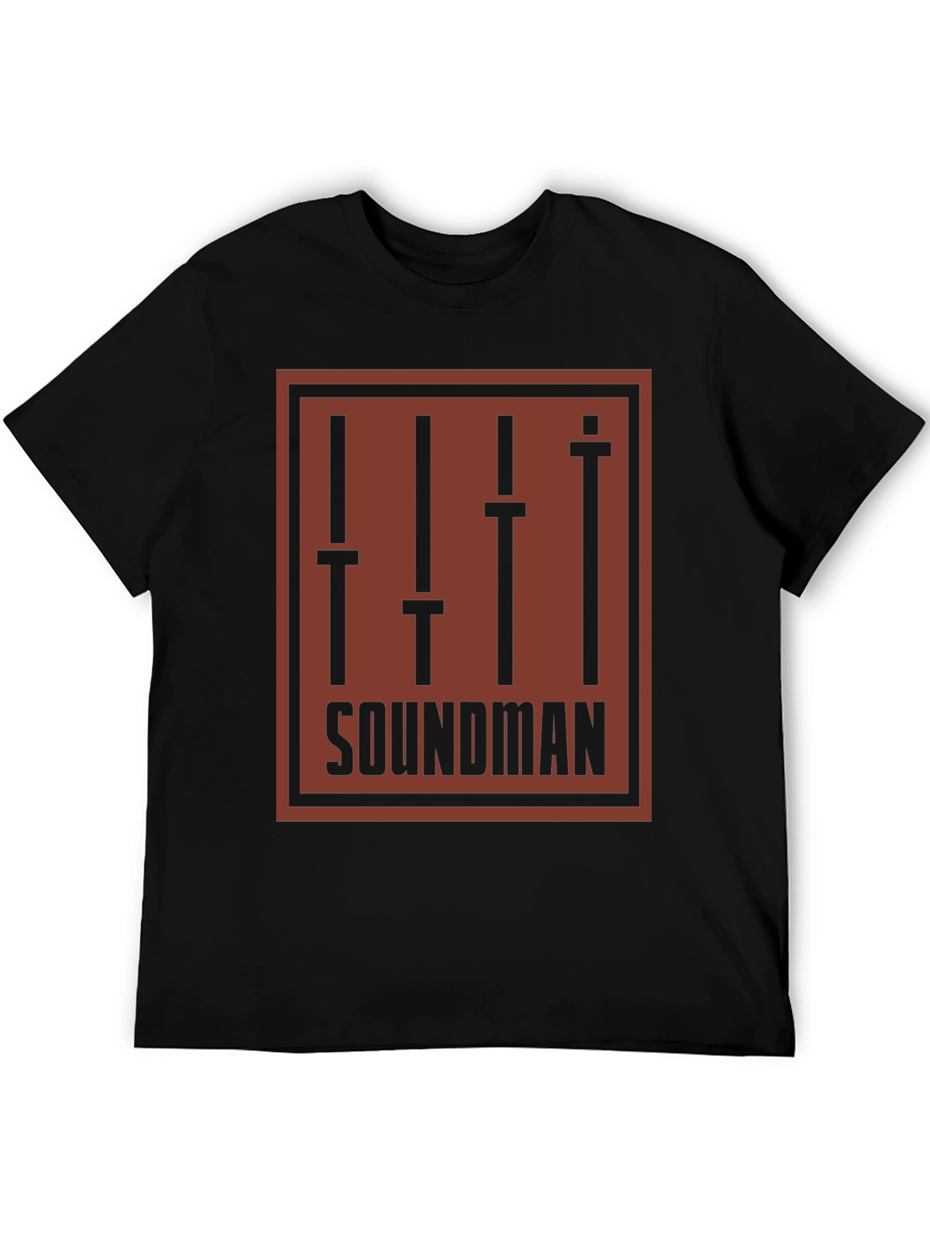 Soundman Graphic T-Shirt - Black Audio Engineer Tee
