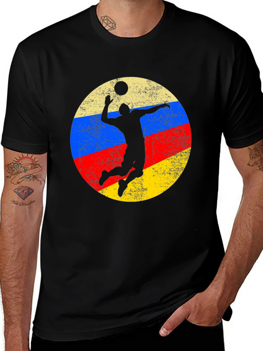 Volleyball Player Silhouette T-Shirt