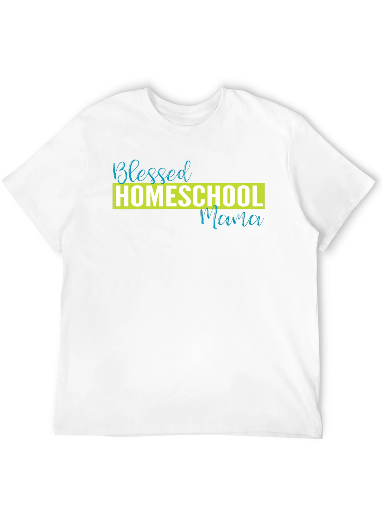 Blessed Homeschool Mama Black T-Shirt
