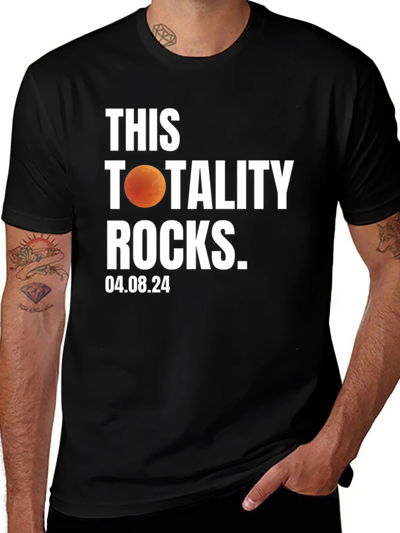 Totality Rocks T-Shirt - Eclipse 2024