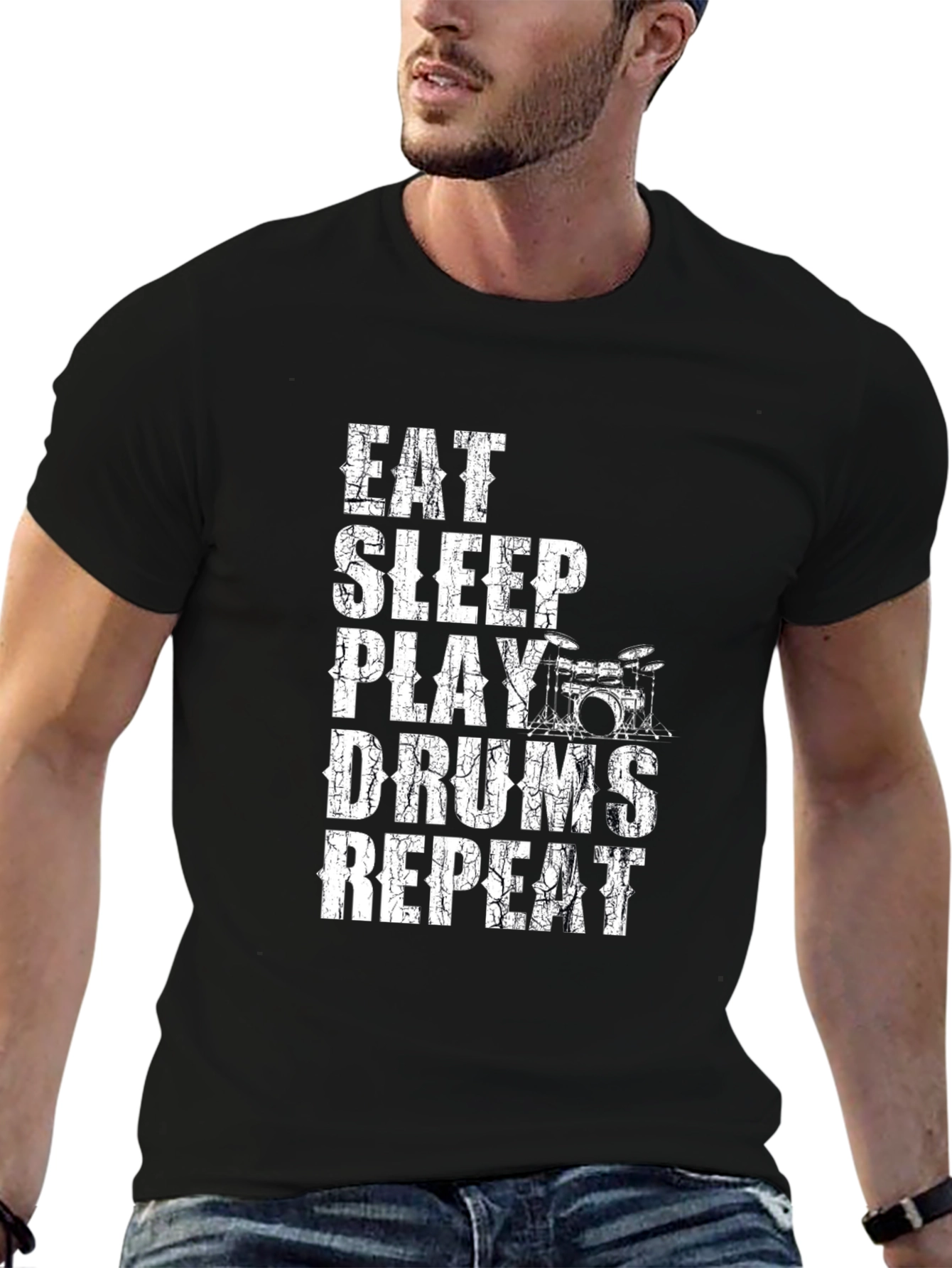 Eat Sleep Play Drums Repeat T-Shirt