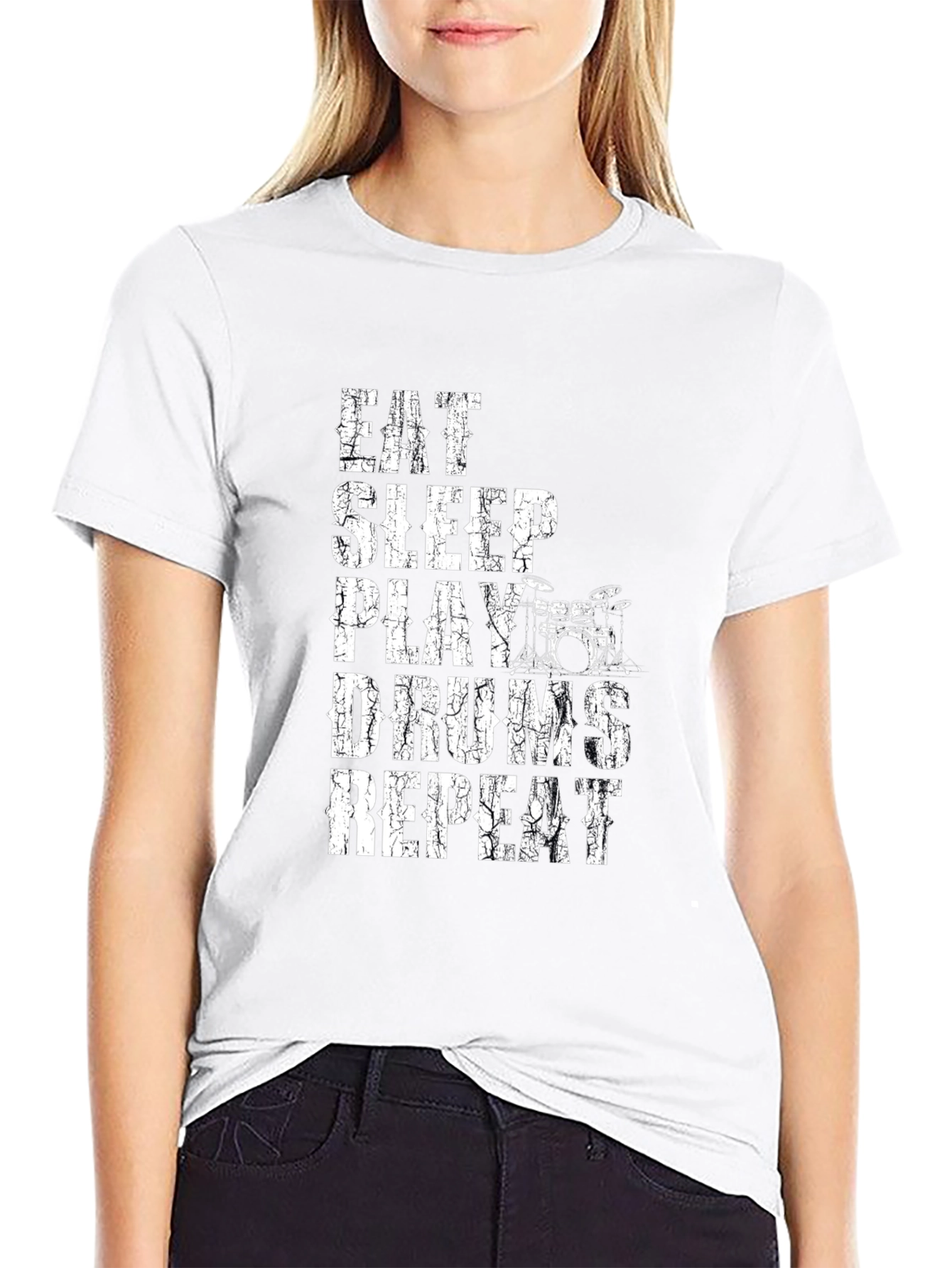 Eat Sleep Play Drums Repeat T-Shirt