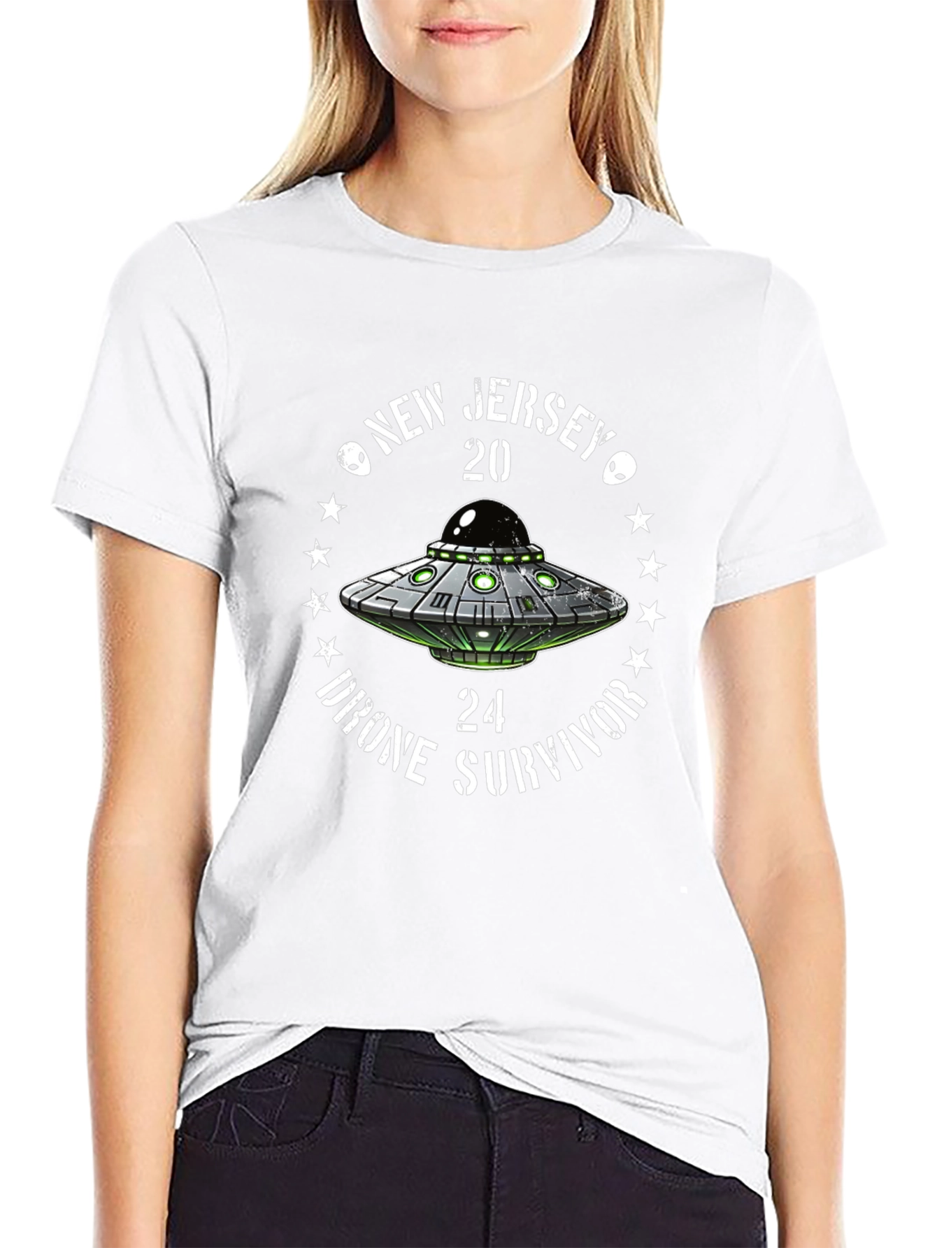 New Jersey 2024 Drone Survivor UFO T-Shirt