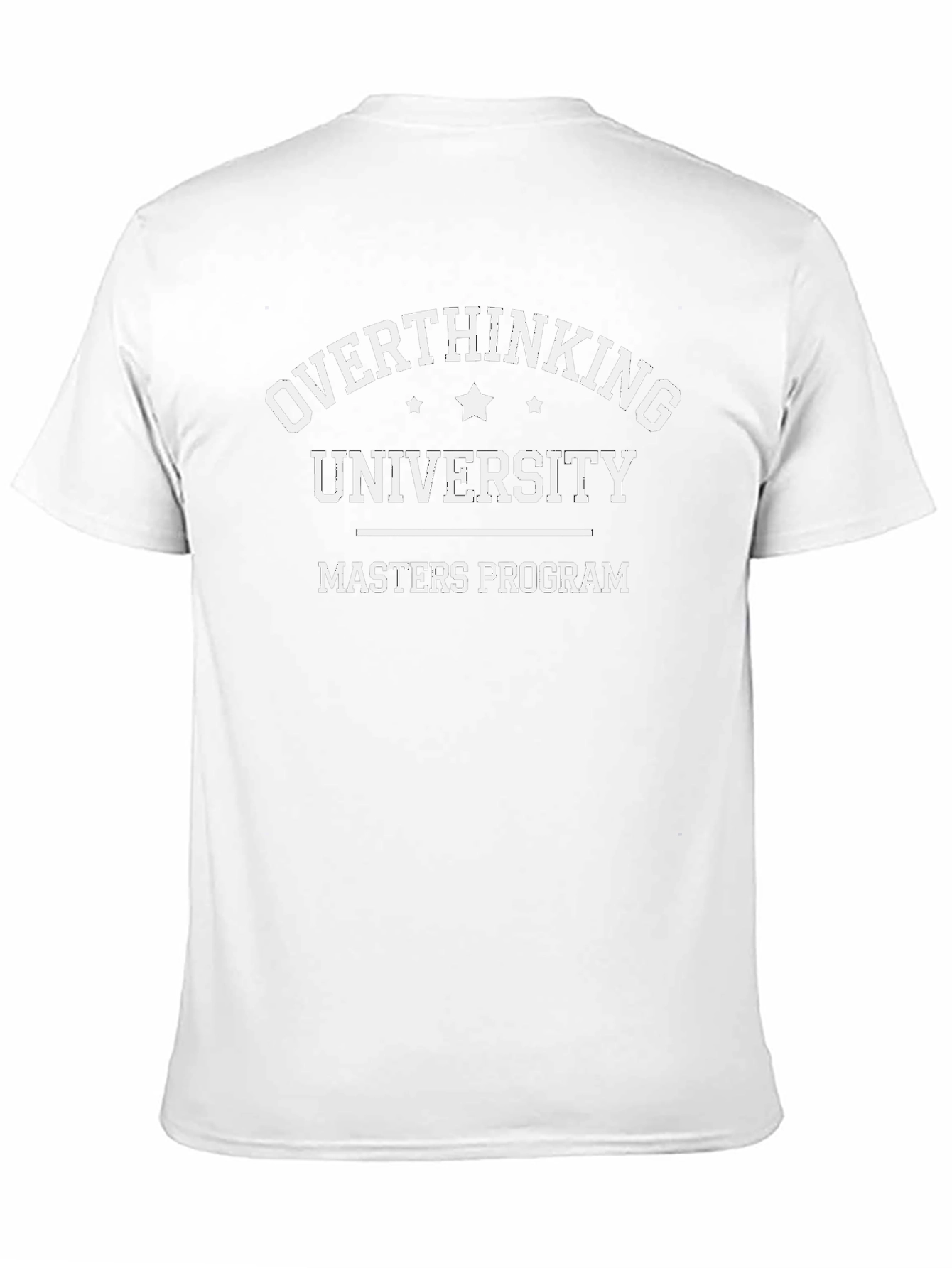Overthinking University Masters Program T-Shirt