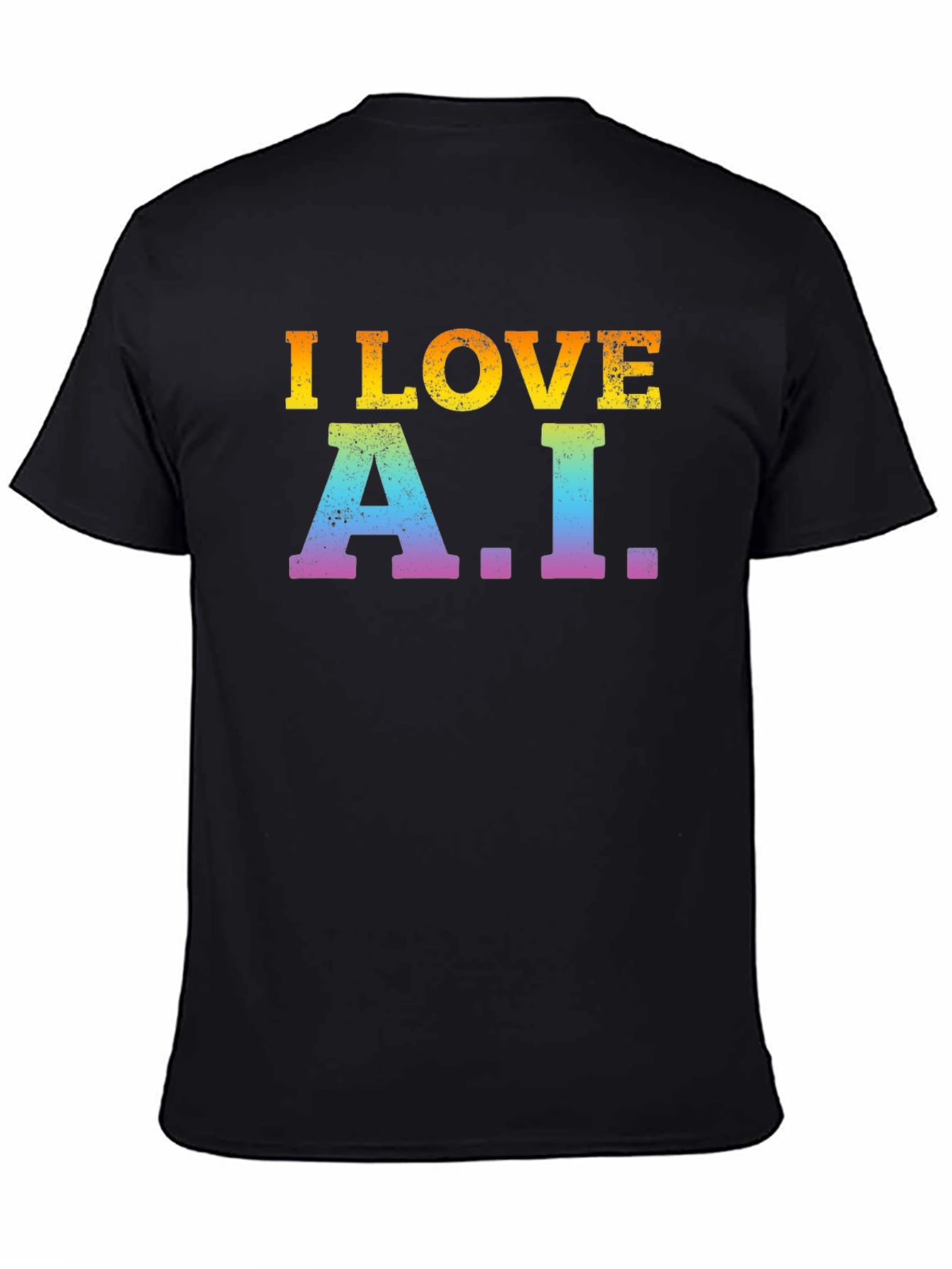 I Love A.I. Black T-Shirt