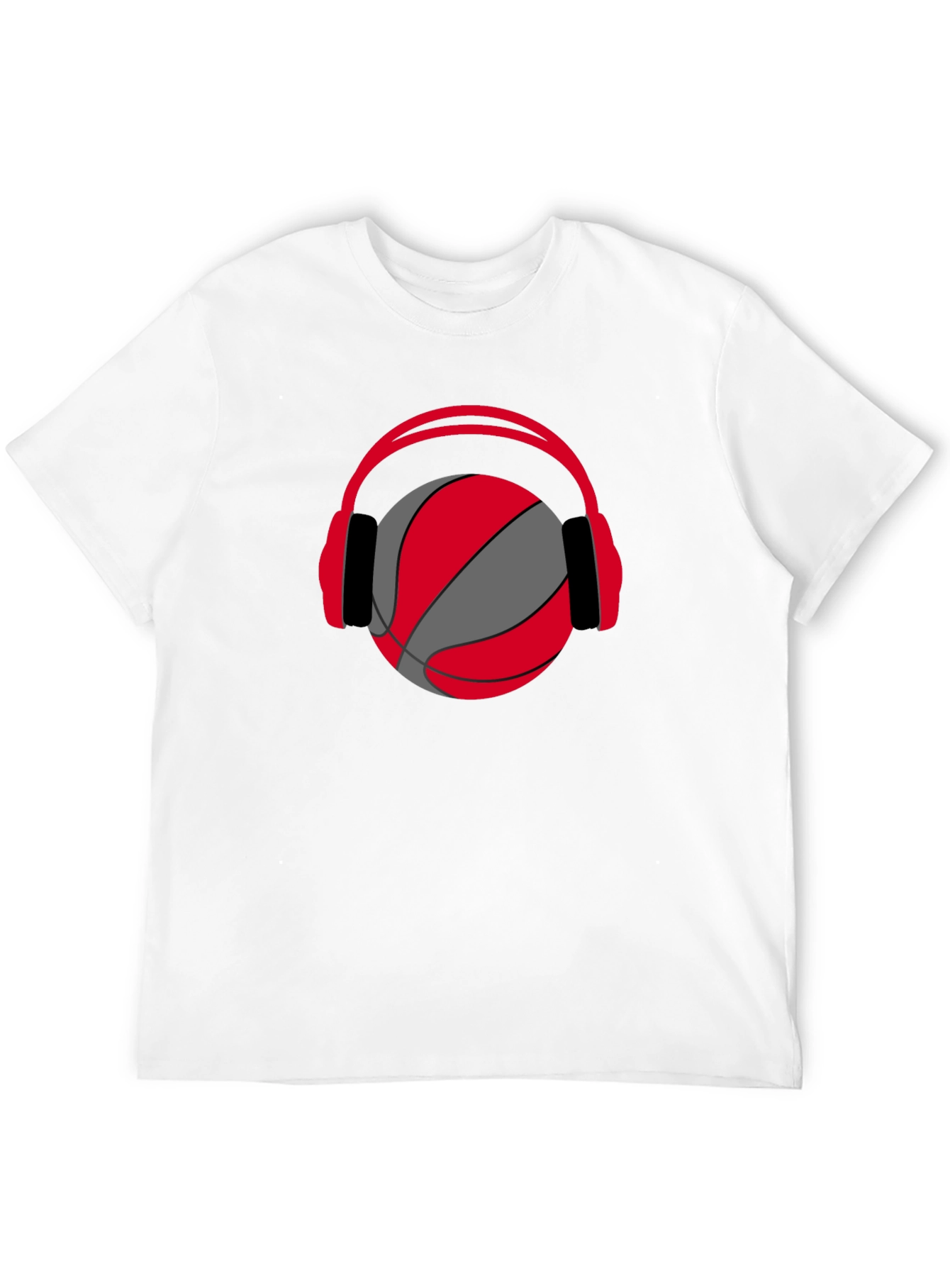 Basketball Headphones Graphic Tee