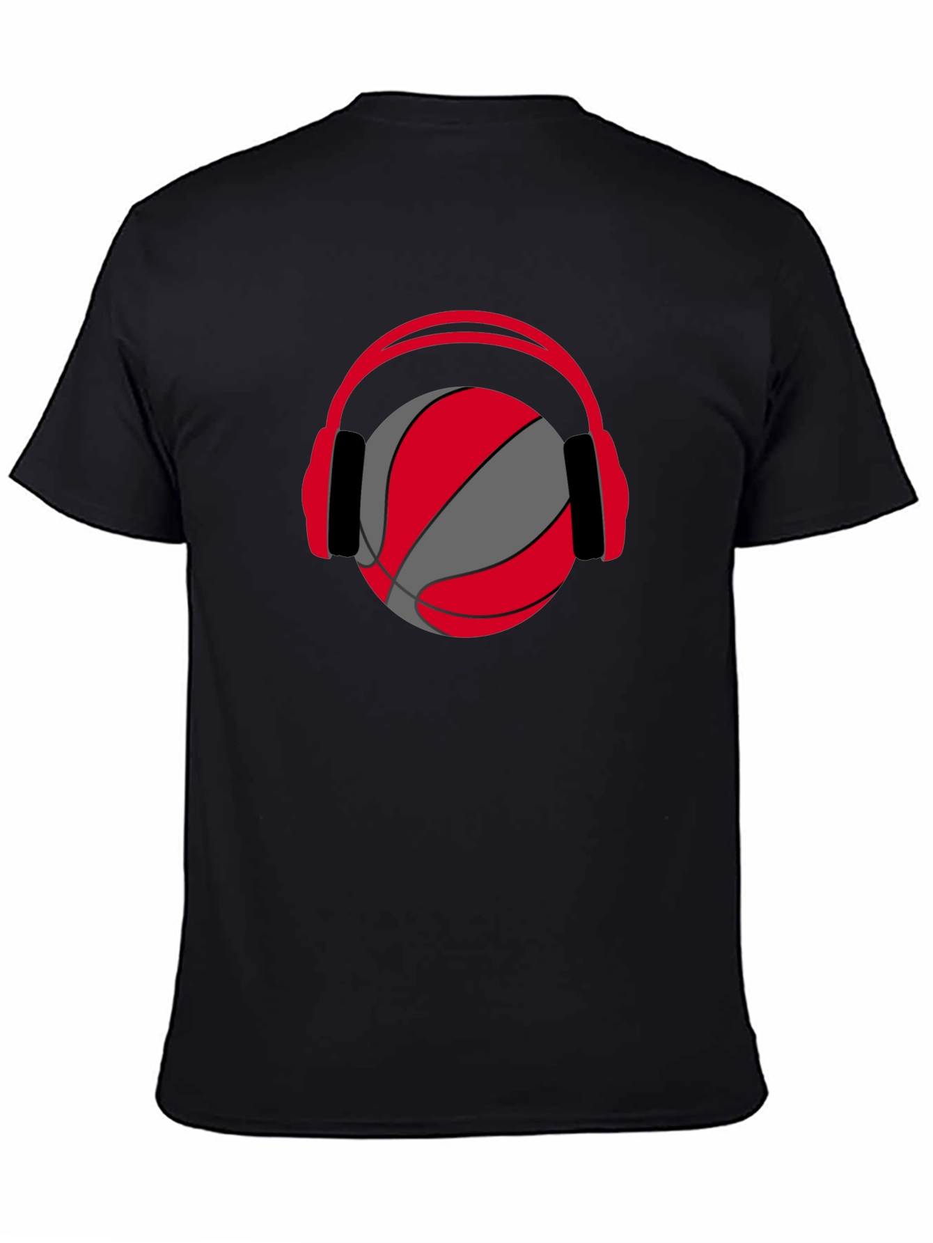 Basketball Headphones Graphic Tee