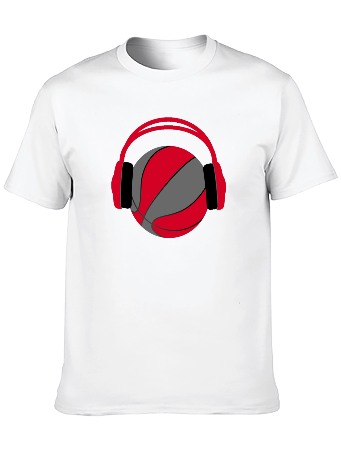 Basketball Headphones Graphic Tee