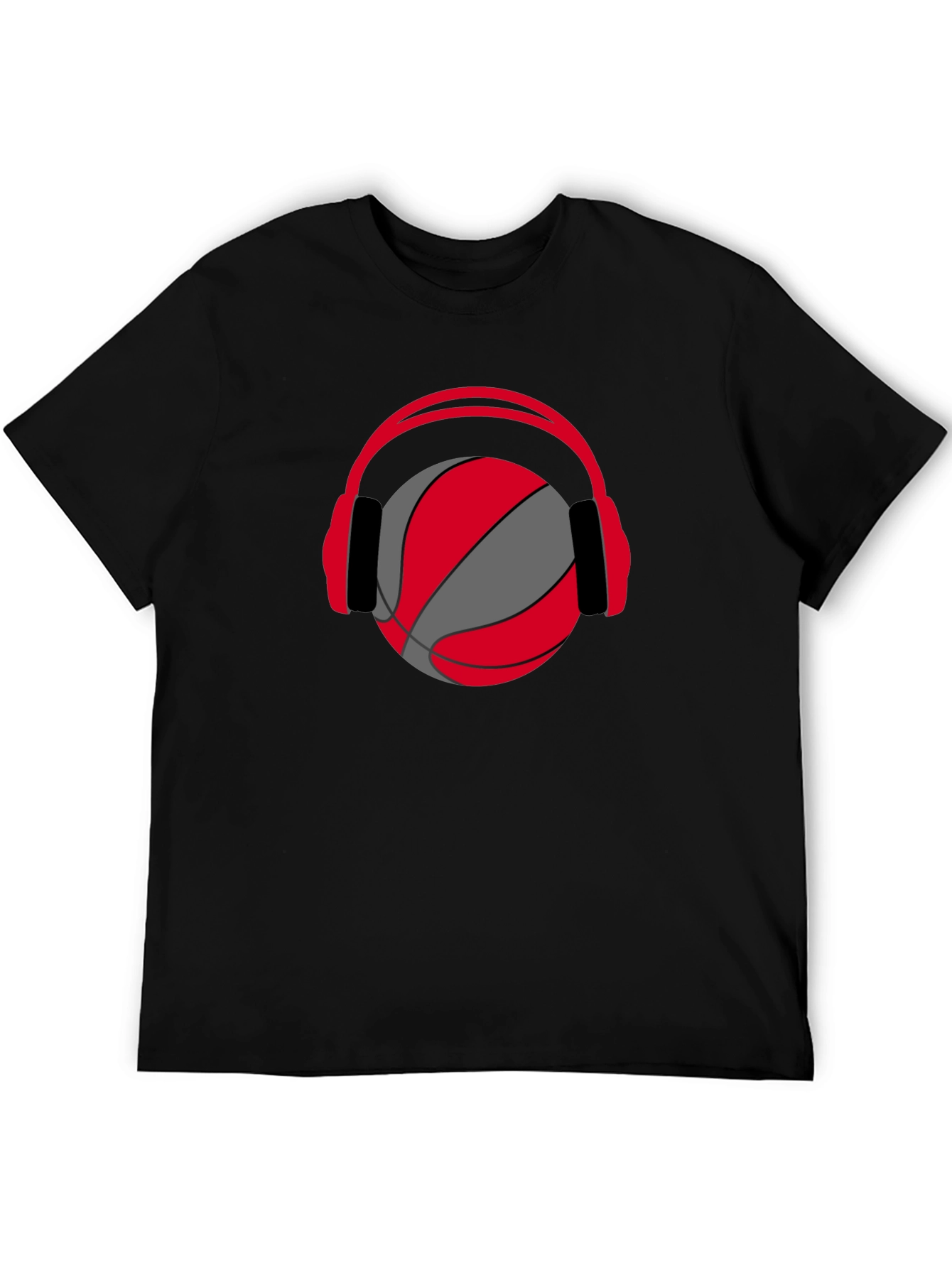 Basketball Headphones Graphic Tee