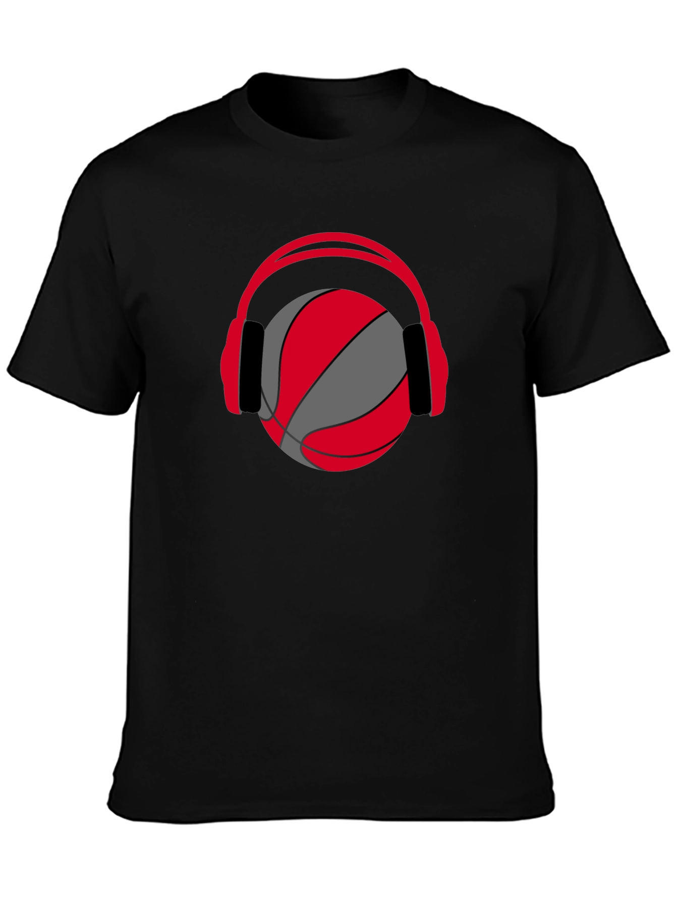 Basketball Headphones Graphic Tee
