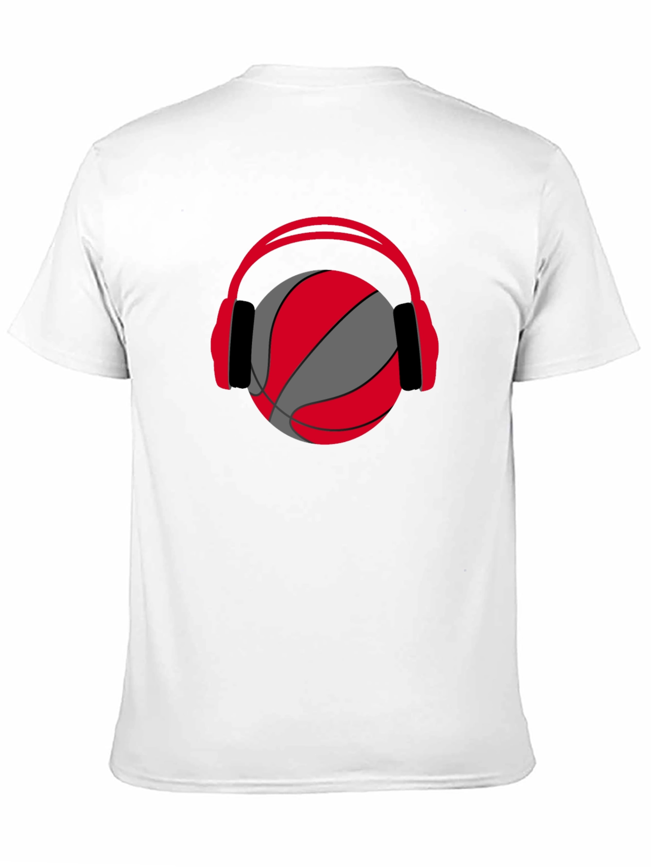 Basketball Headphones Graphic Tee