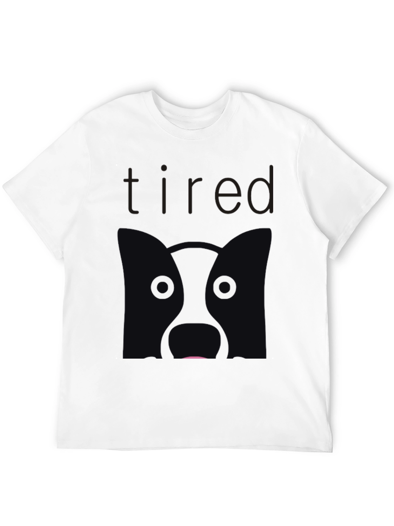 Tired Dog Graphic T-Shirt - Relaxed Fit