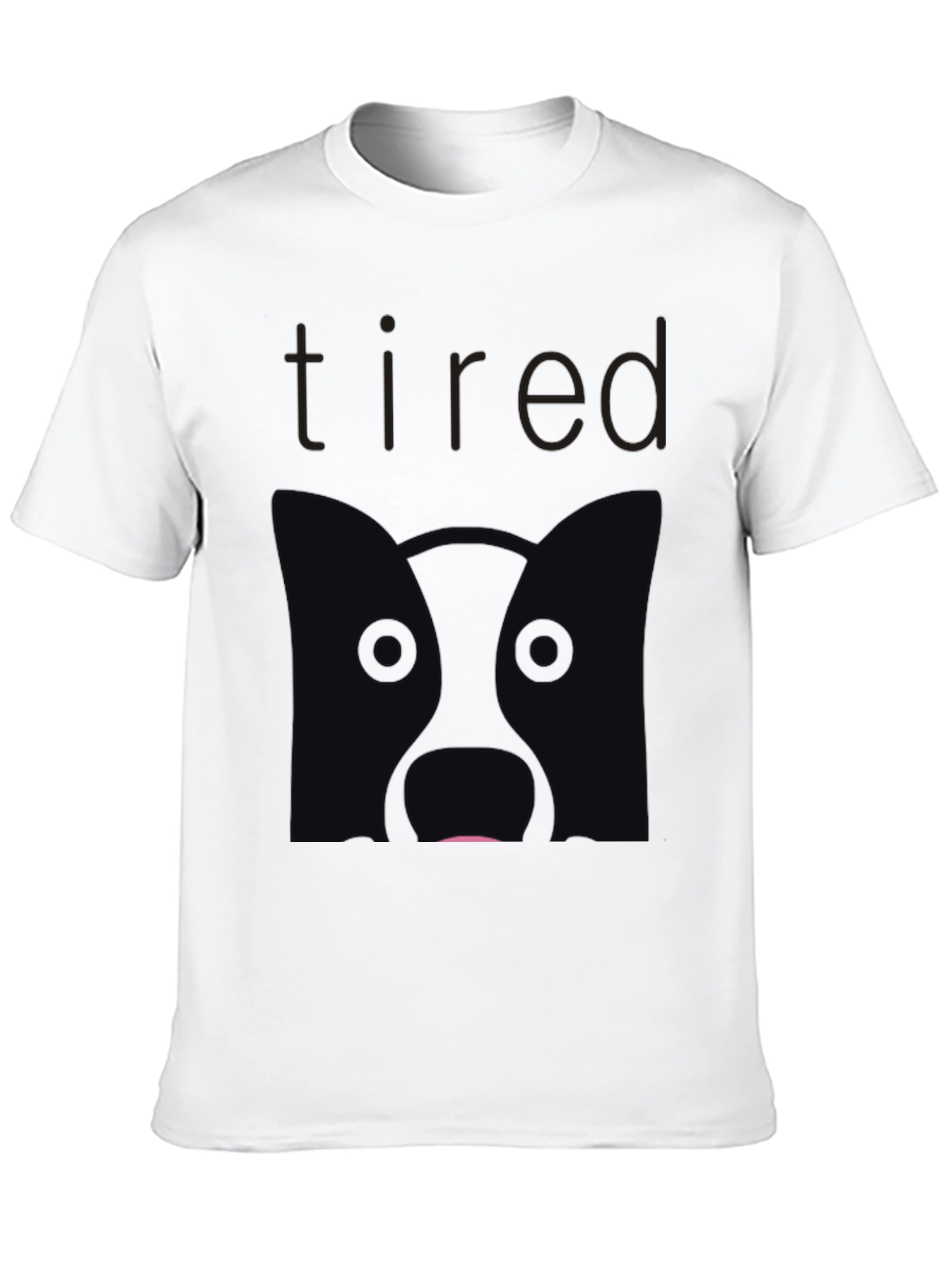 Tired Dog Graphic T-Shirt - Relaxed Fit