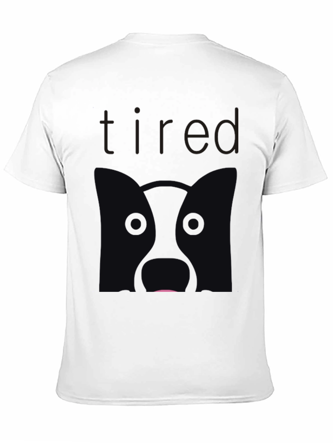 Tired Dog Graphic T-Shirt - Relaxed Fit