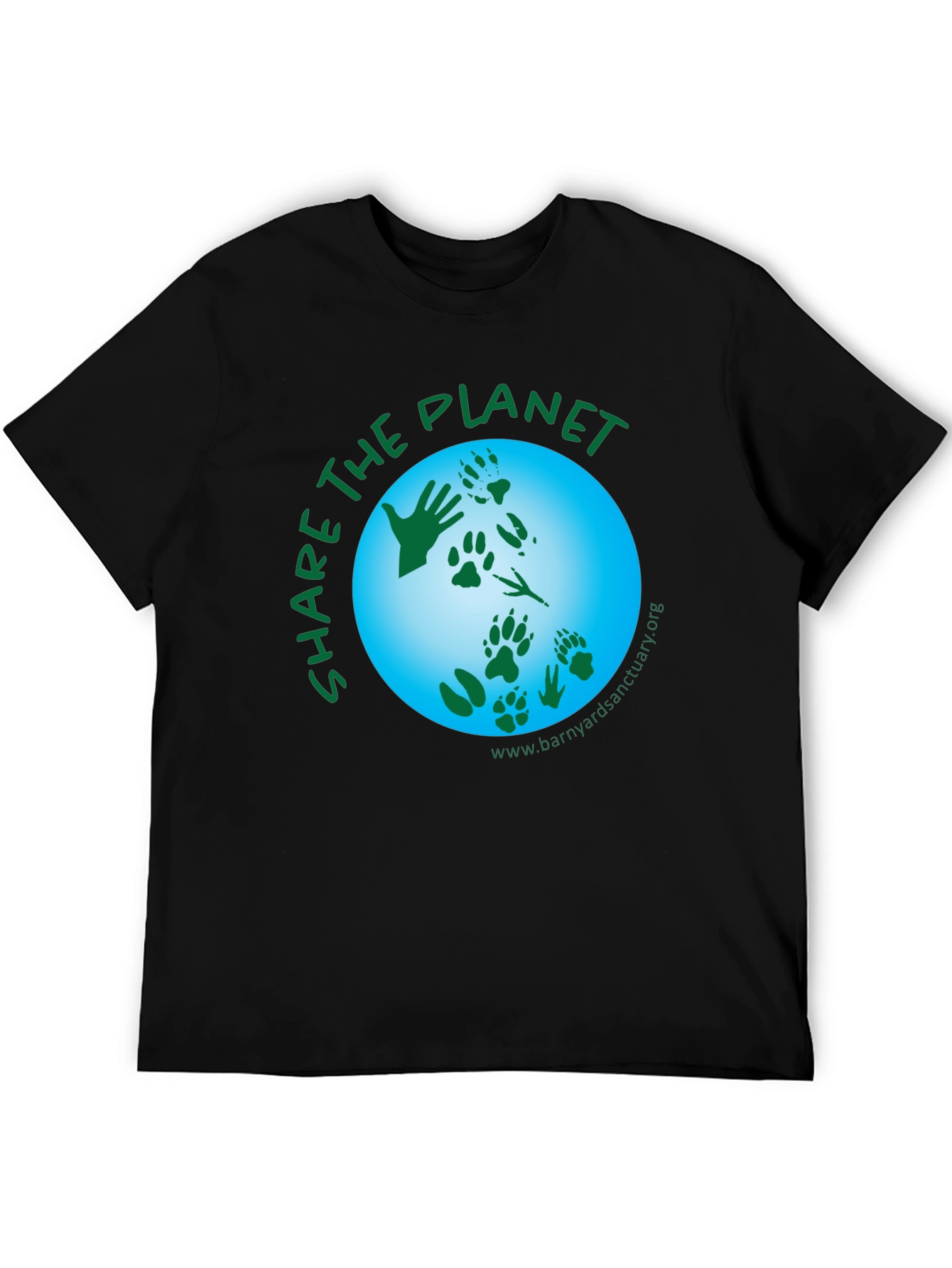 Share the Planet Graphic T-Shirt - Black
