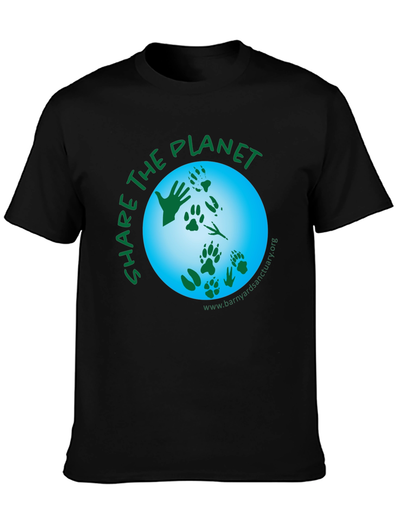 Share the Planet Graphic T-Shirt - Black