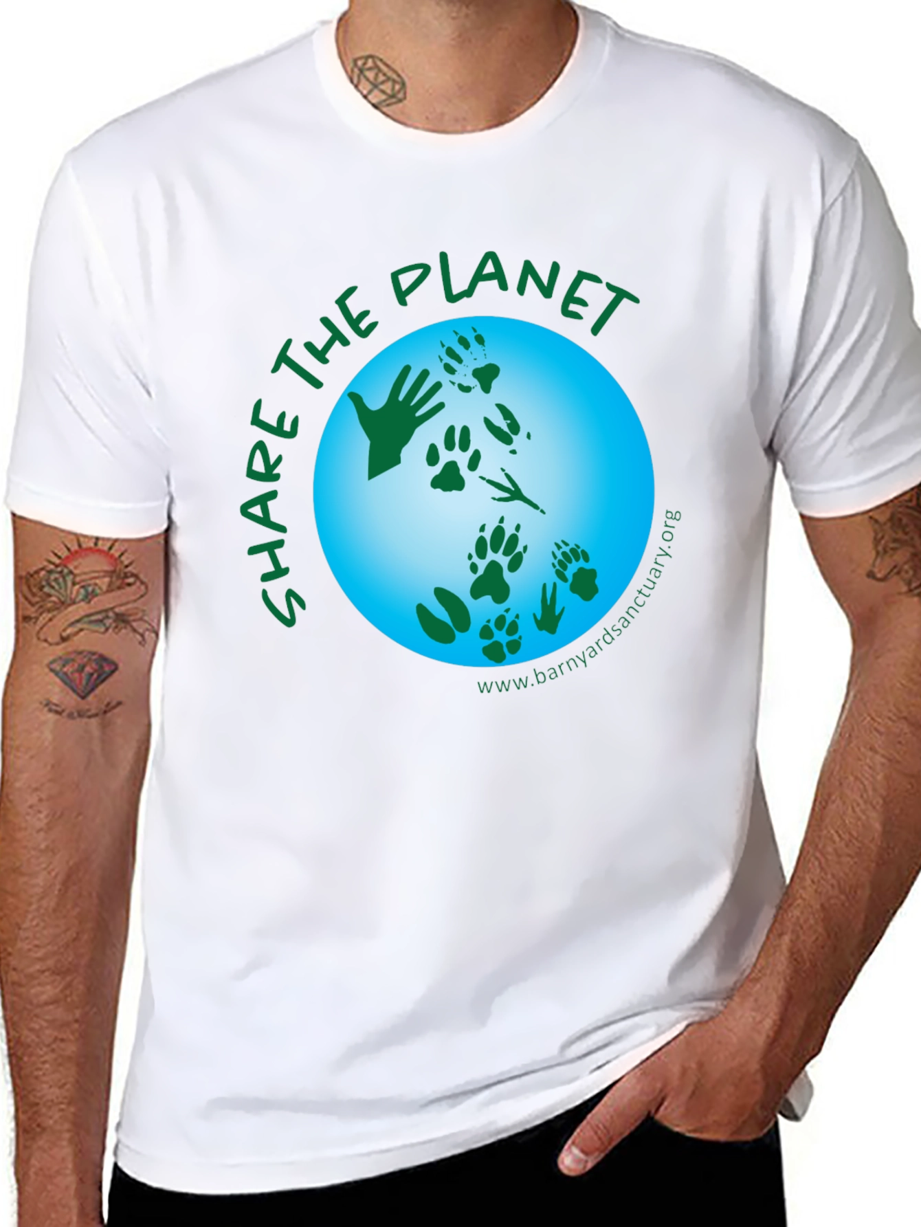 Share the Planet Graphic T-Shirt - Black