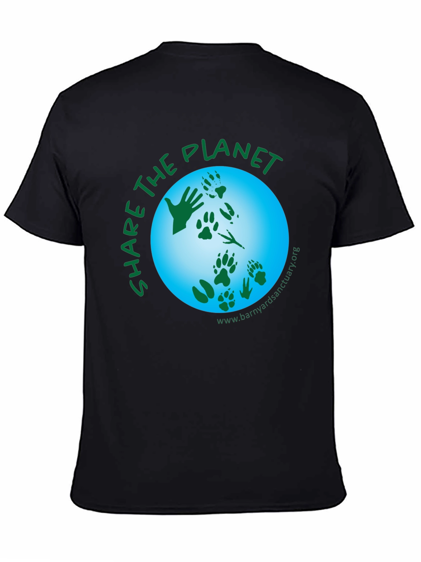 Share the Planet Graphic T-Shirt - Black