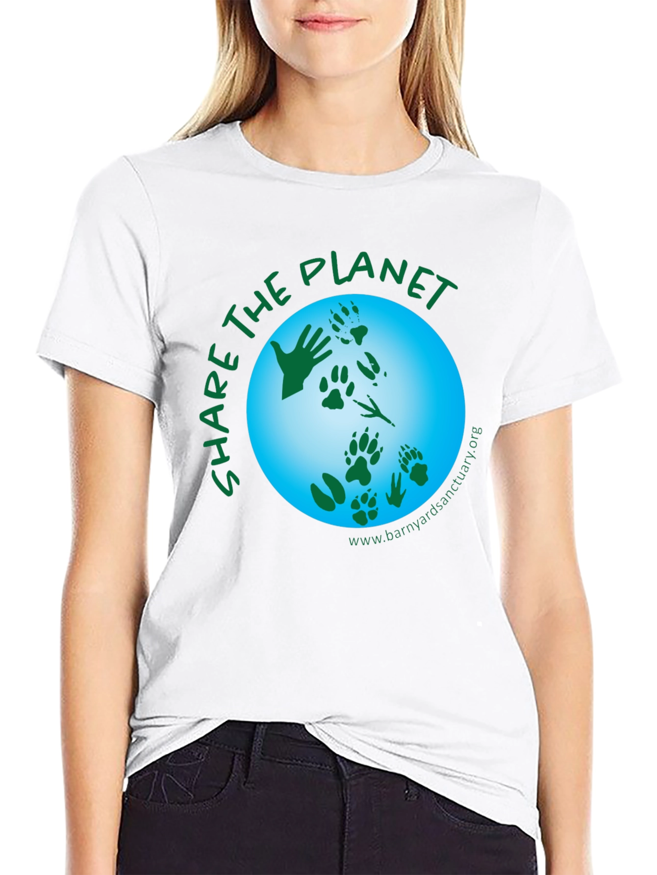 Share the Planet Graphic T-Shirt - Black
