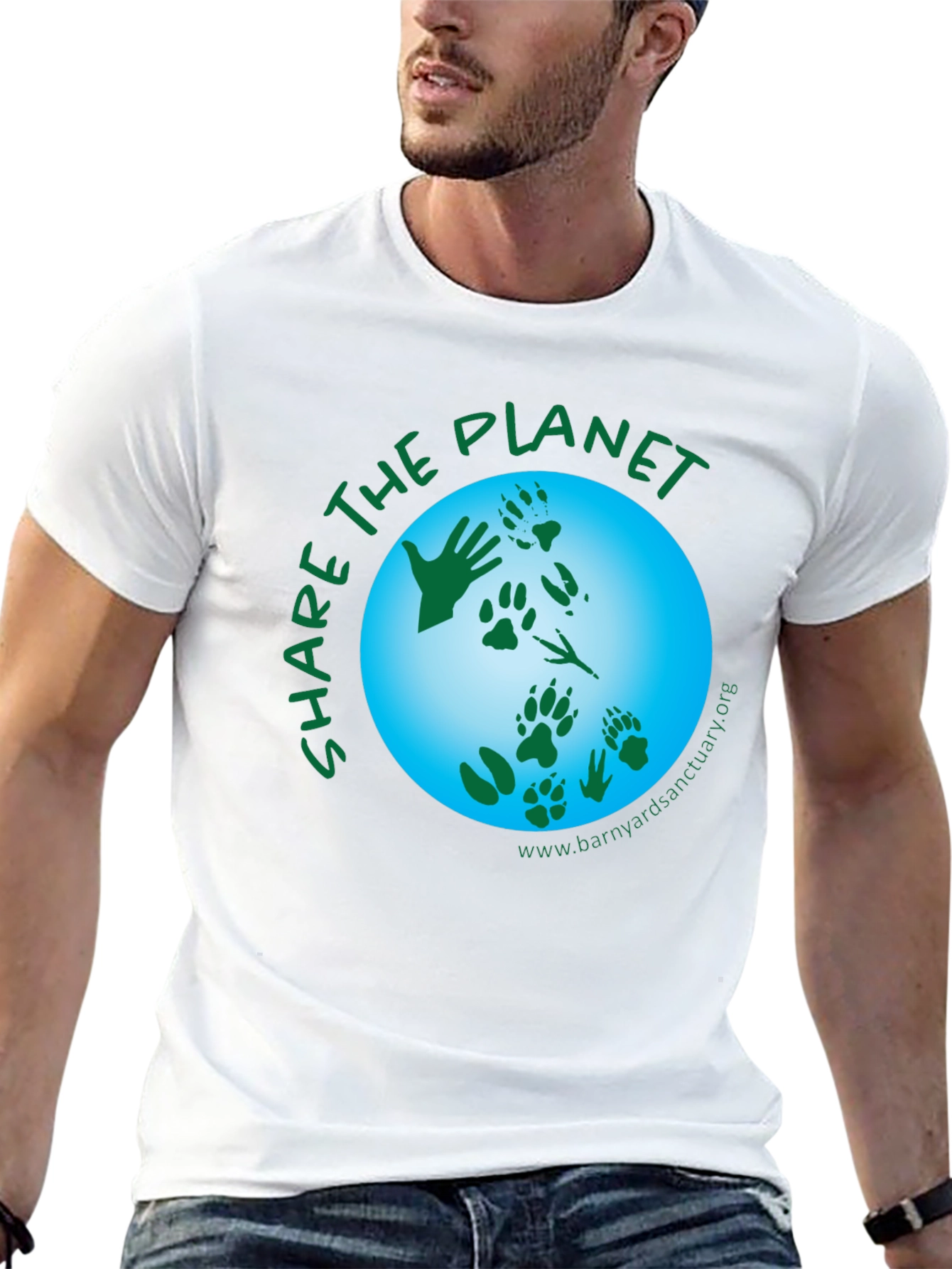 Share the Planet Graphic T-Shirt - Black