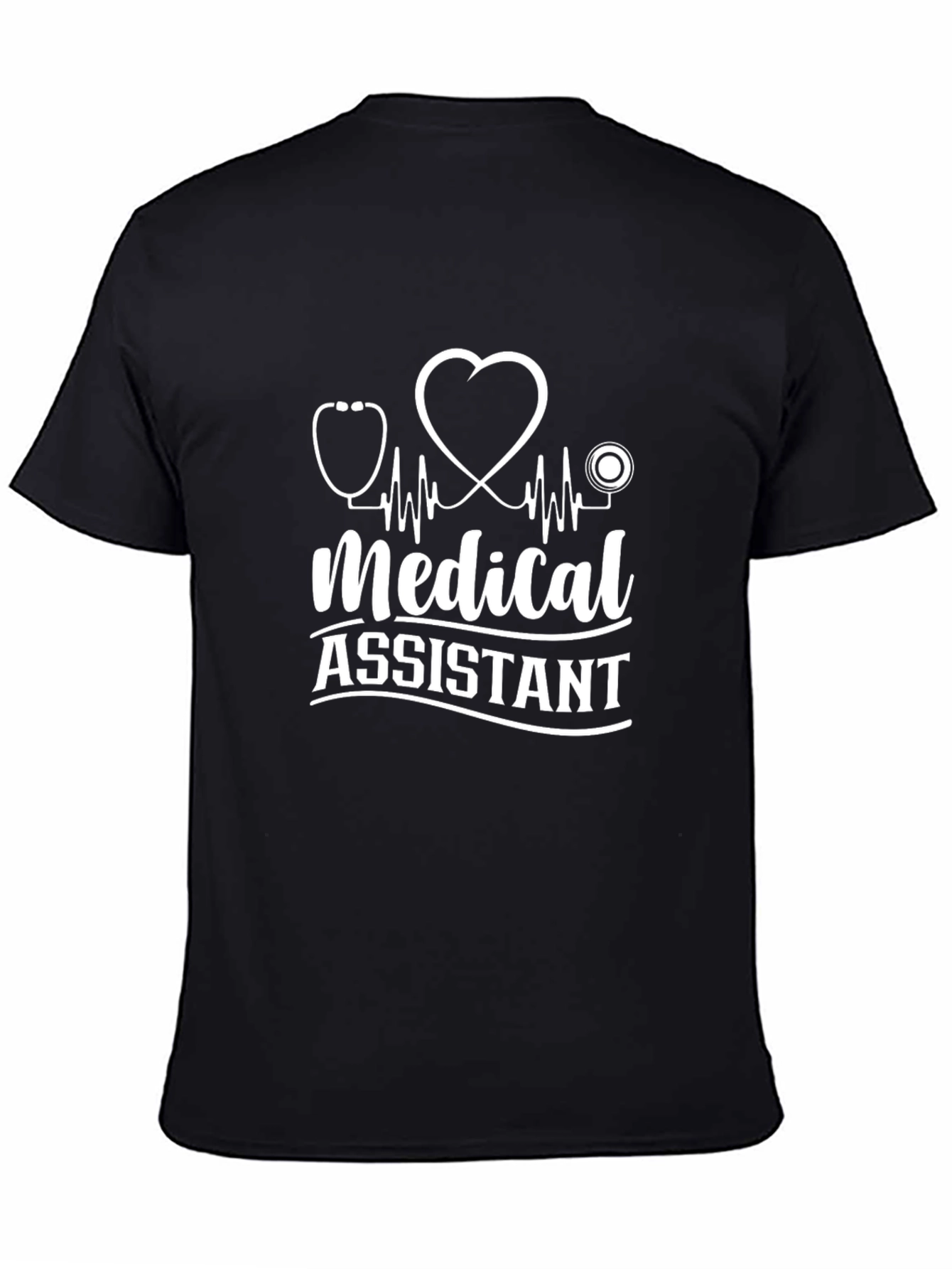 Medical Assistant Heart Stethoscope T-Shirt
