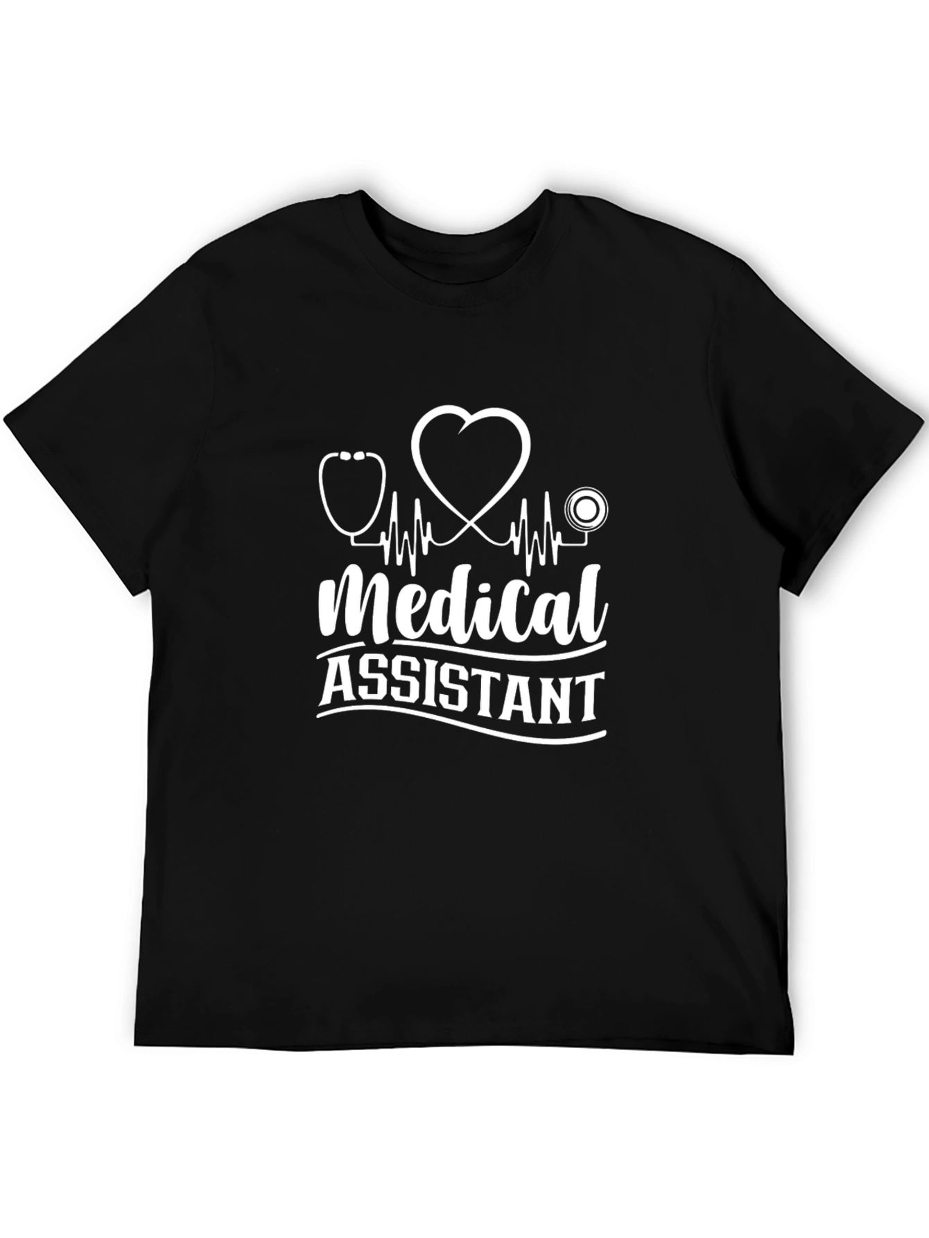 Medical Assistant Heart Stethoscope T-Shirt