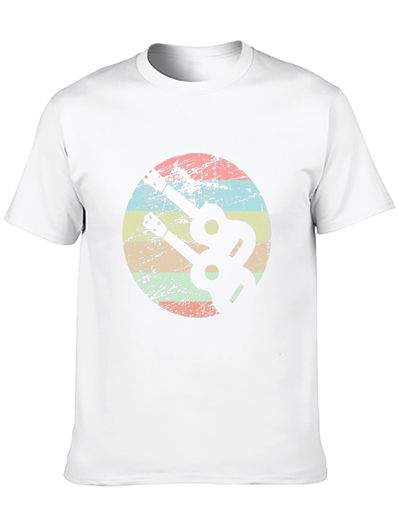 Retro Guitar Graphic T-Shirt