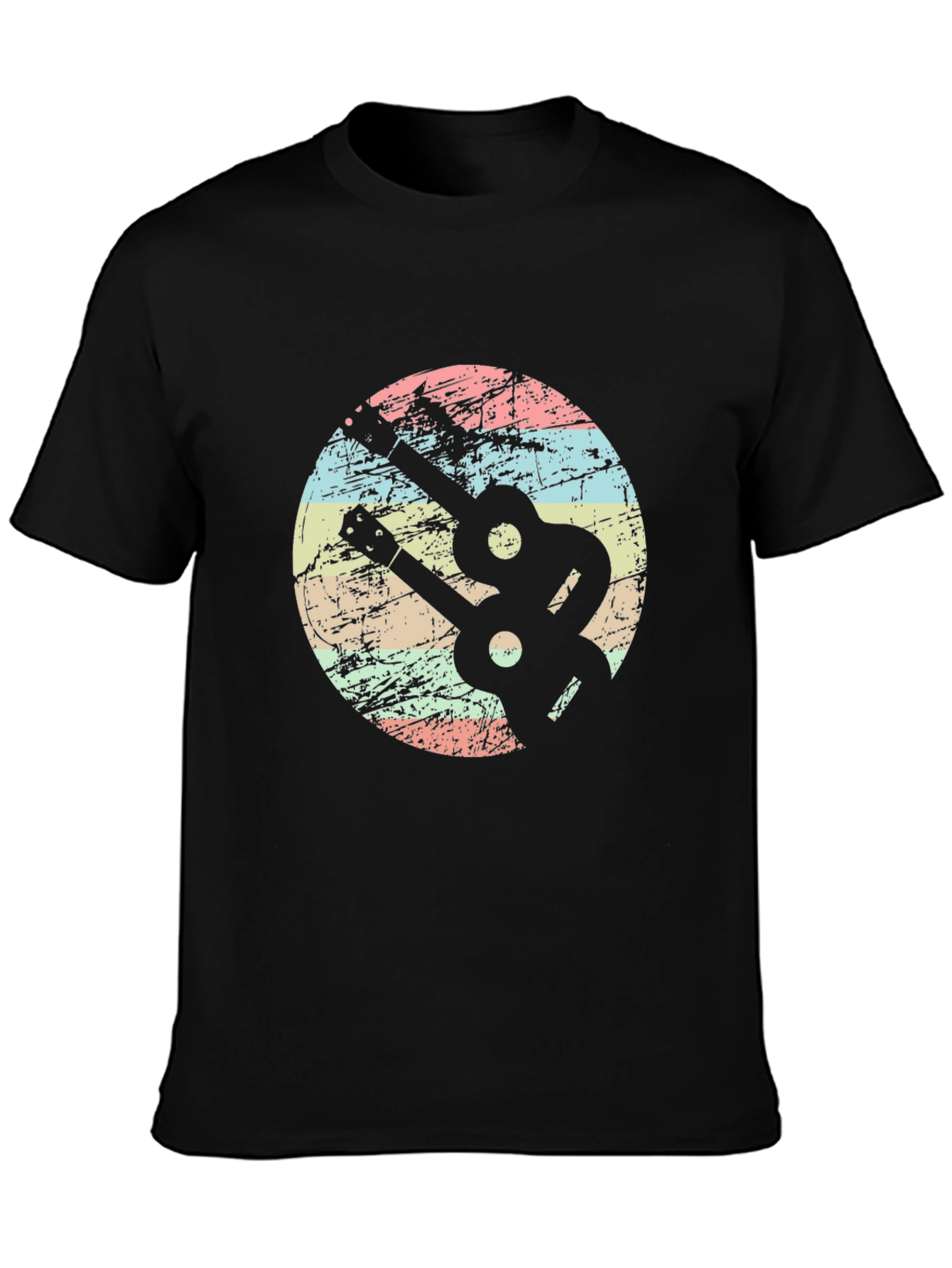 Retro Guitar Graphic T-Shirt