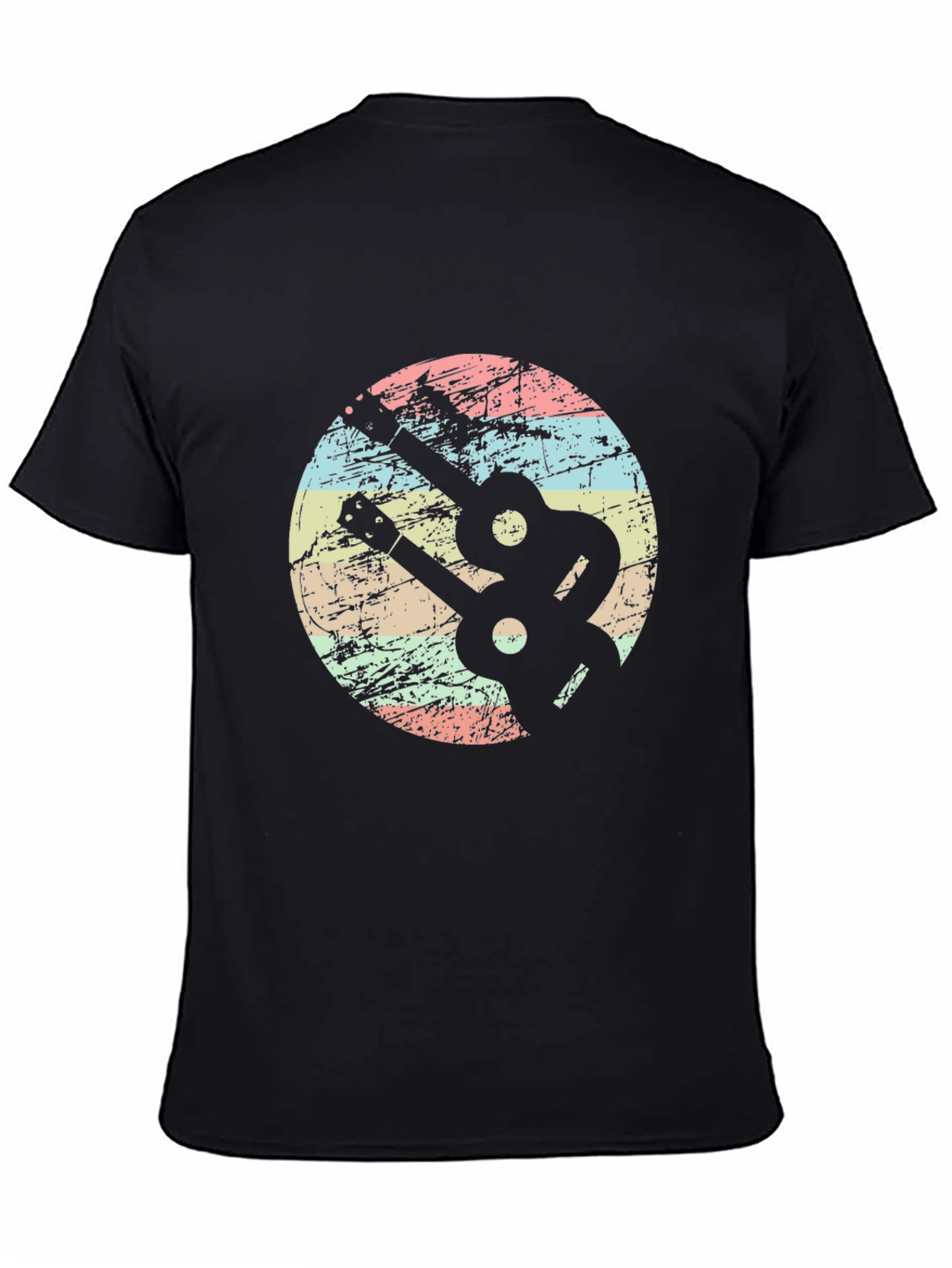 Retro Guitar Graphic T-Shirt