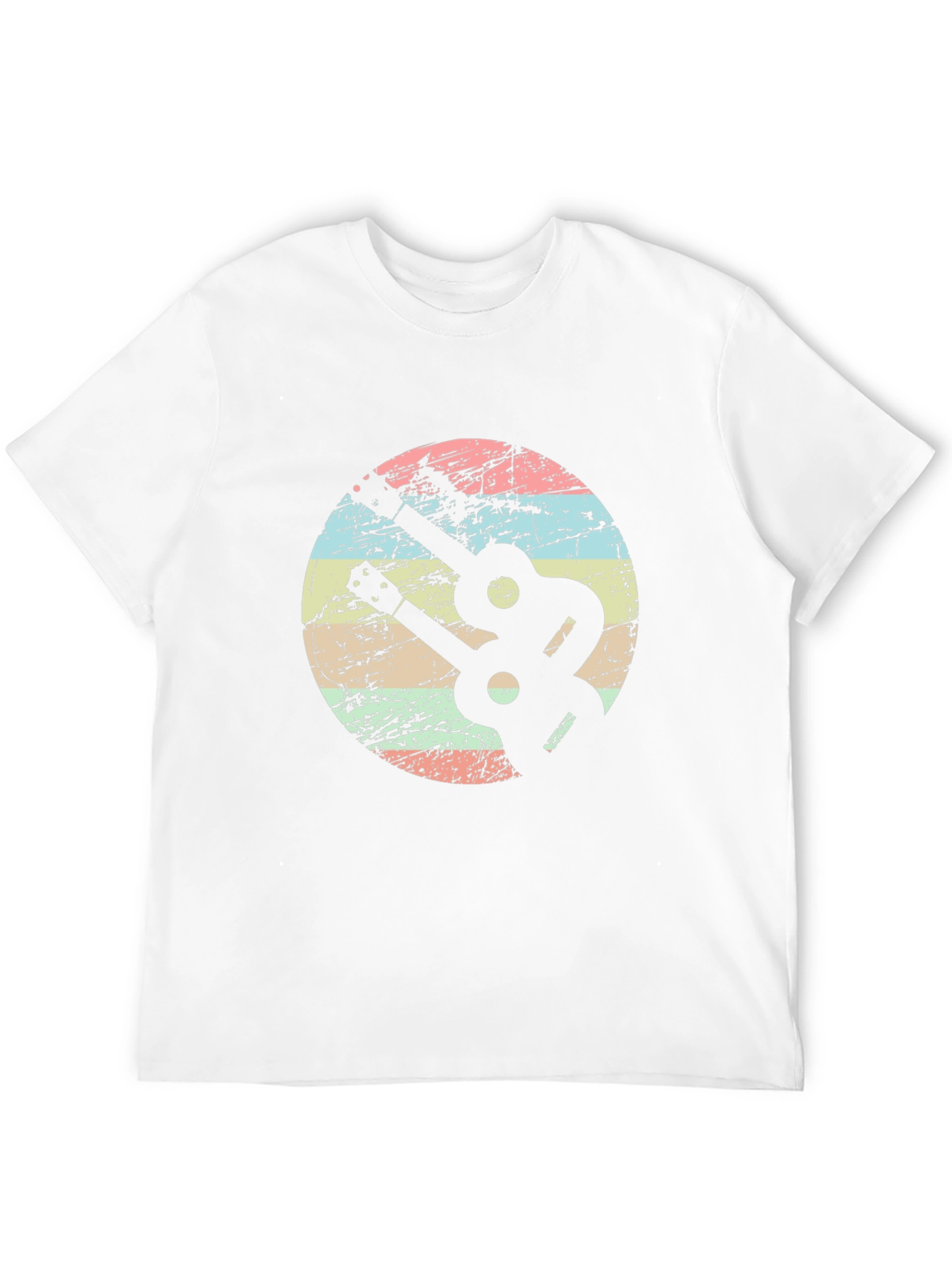Retro Guitar Graphic T-Shirt
