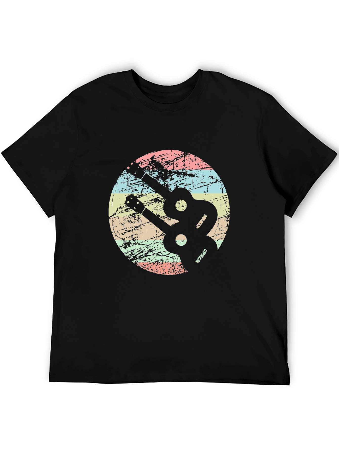 Retro Guitar Graphic T-Shirt