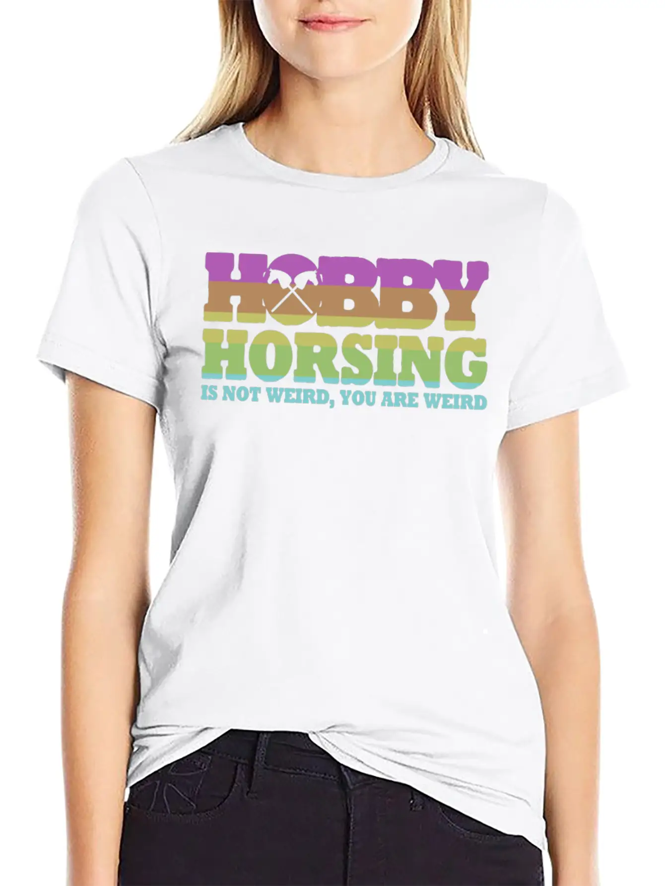 Hobby Horsing With Hobby Horse Unisex Casual T-Shirt – Clean Design For Daily Comfort