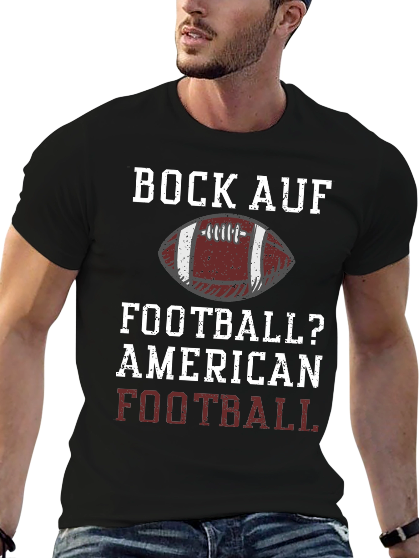 Bock Auf Football Graphic T-Shirt