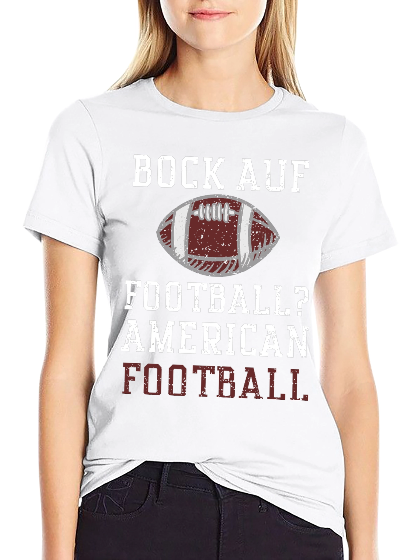Bock Auf Football Graphic T-Shirt