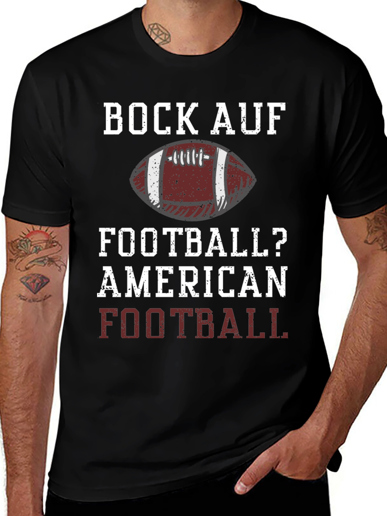Bock Auf Football Graphic T-Shirt