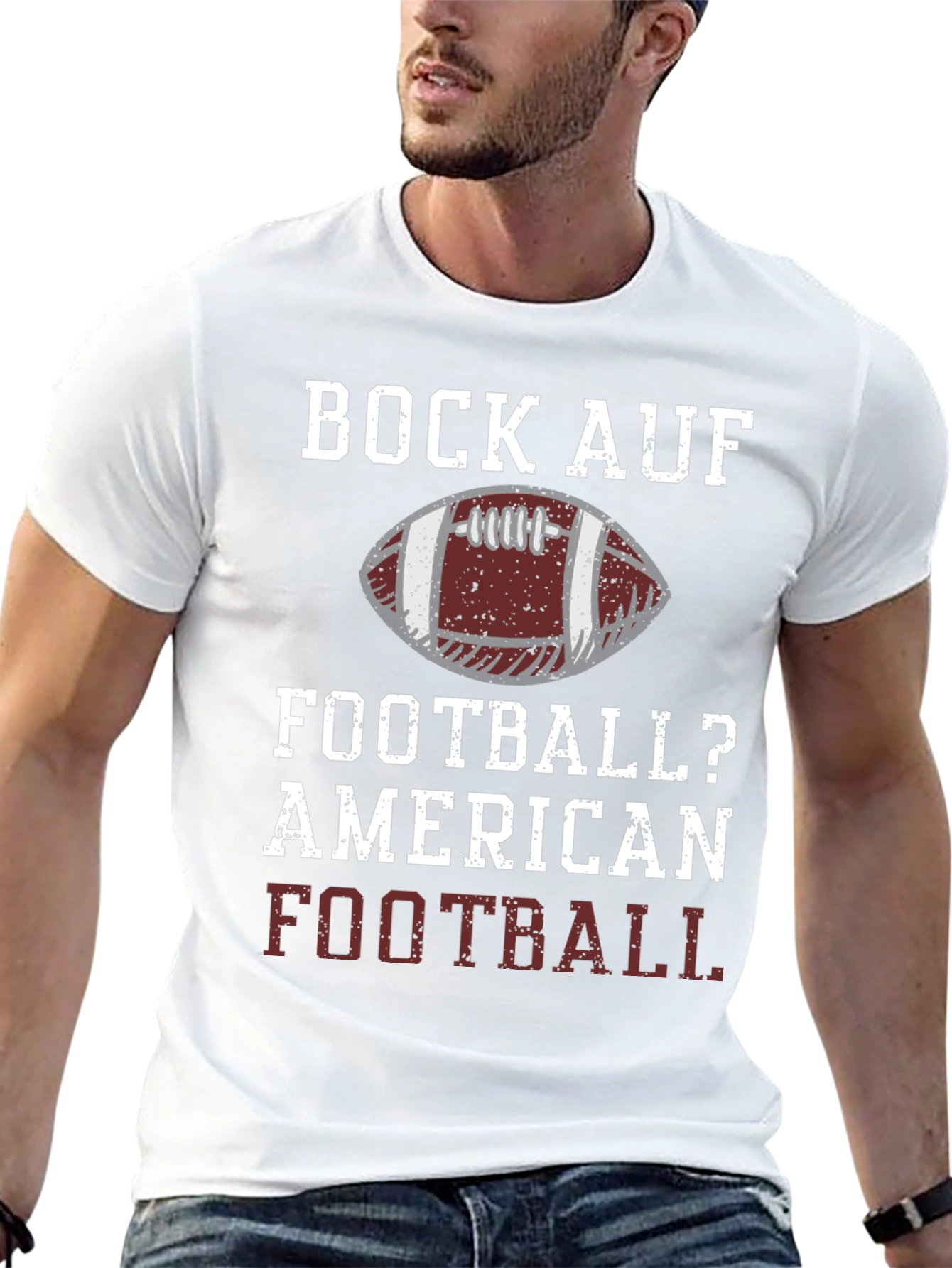 Bock Auf Football Graphic T-Shirt