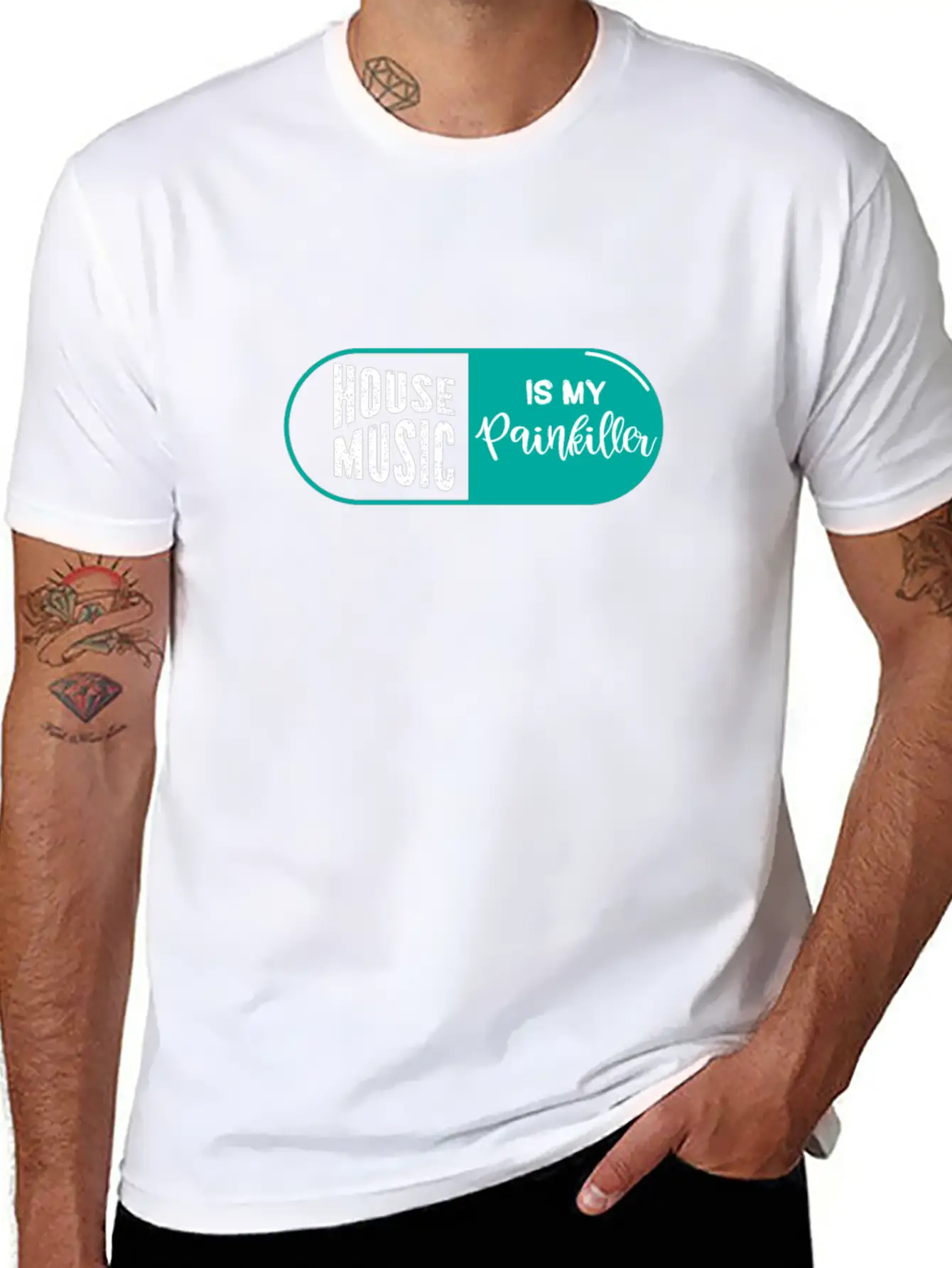 House Music Unisex Casual T-Shirt – Clean Design For Daily Comfort