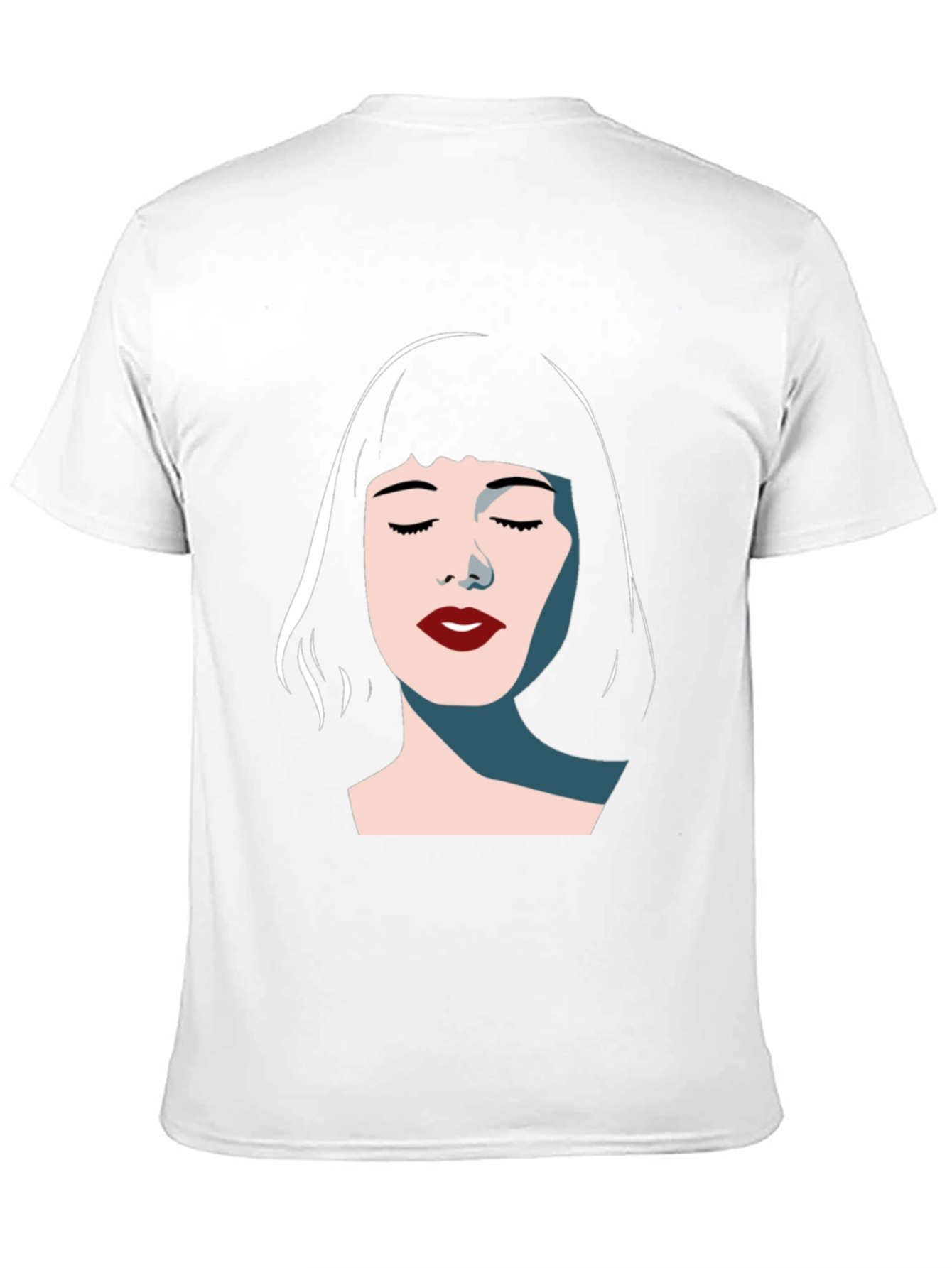 Minimalist Woman Graphic Tee - Modern Style