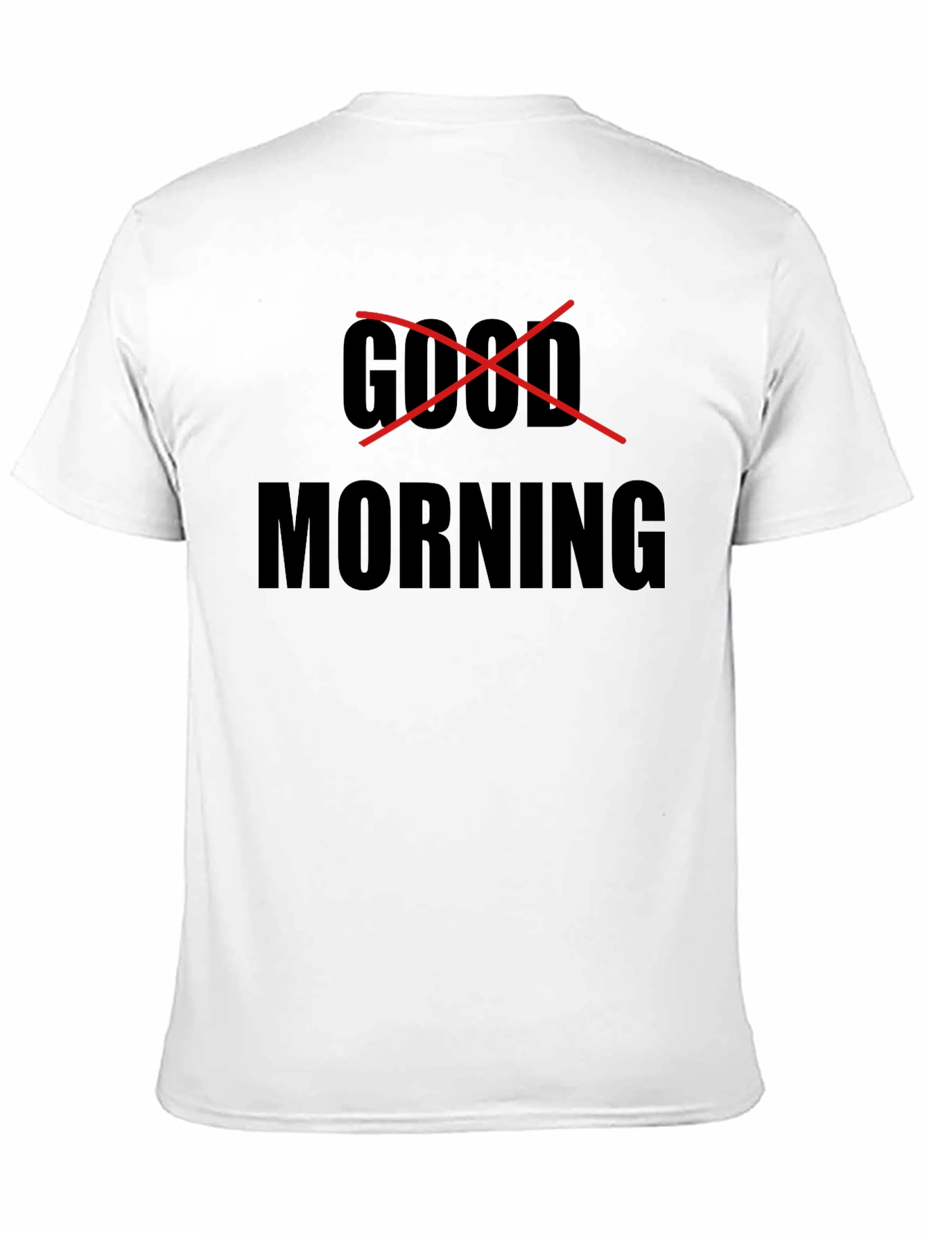 Good Morning Graphic Tee - Mens Black T-Shirt