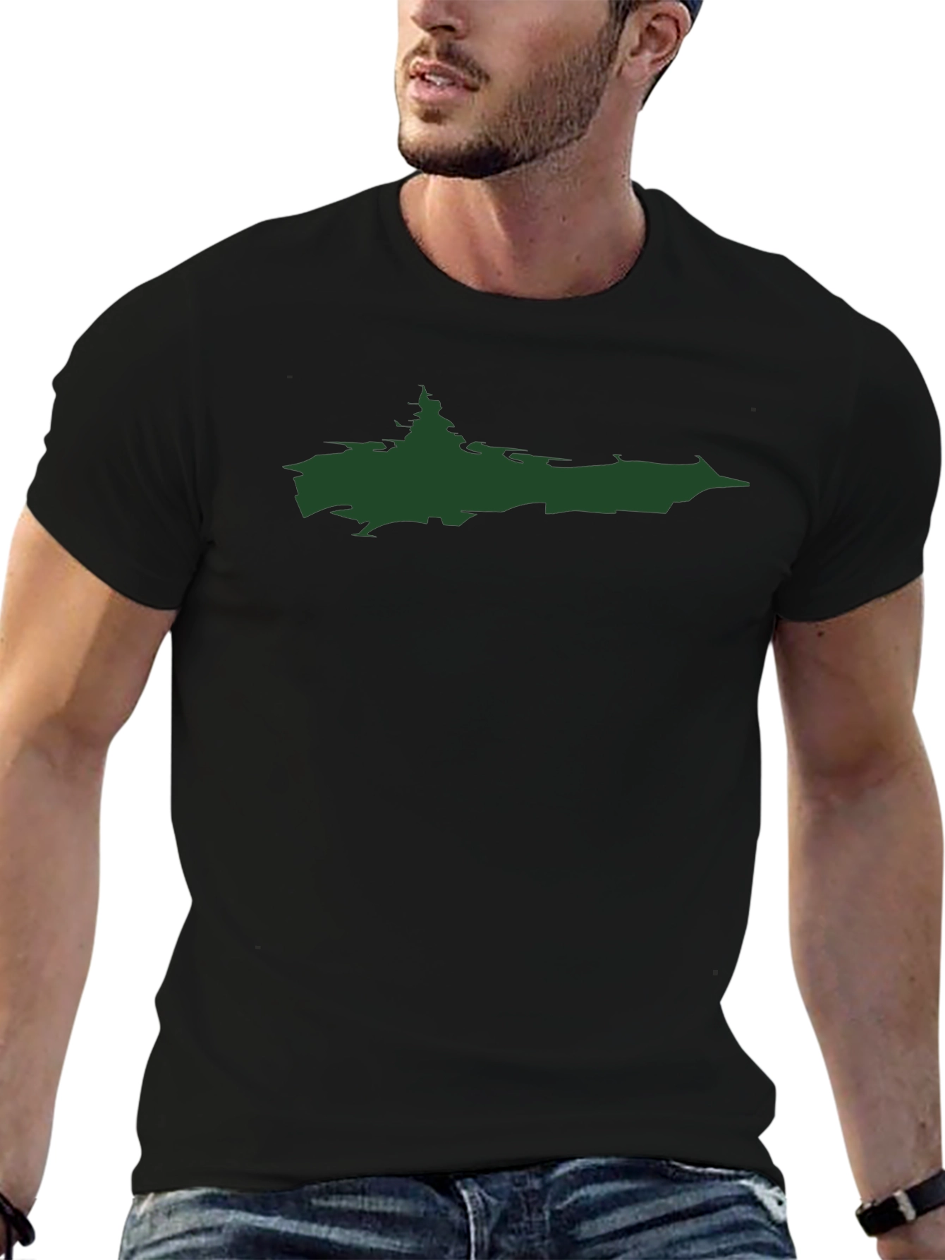 Unique Upper Peninsula Green Graphic Tee