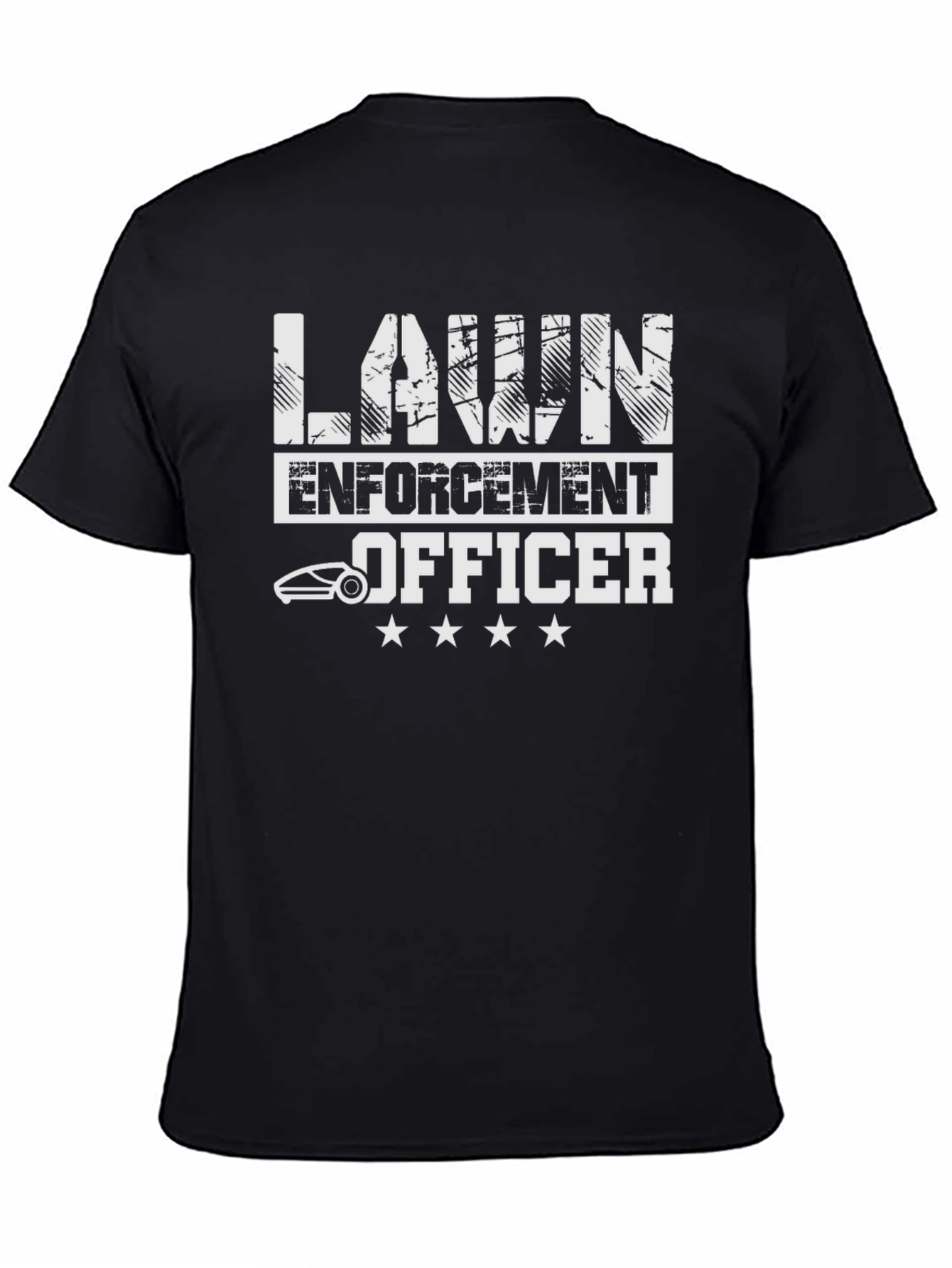 Lawn Enforcement Officer Graphic T-Shirt