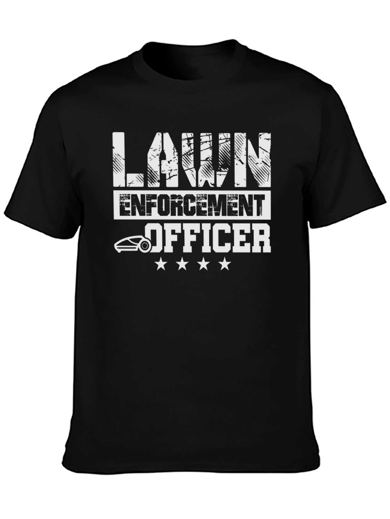 Lawn Enforcement Officer Graphic T-Shirt