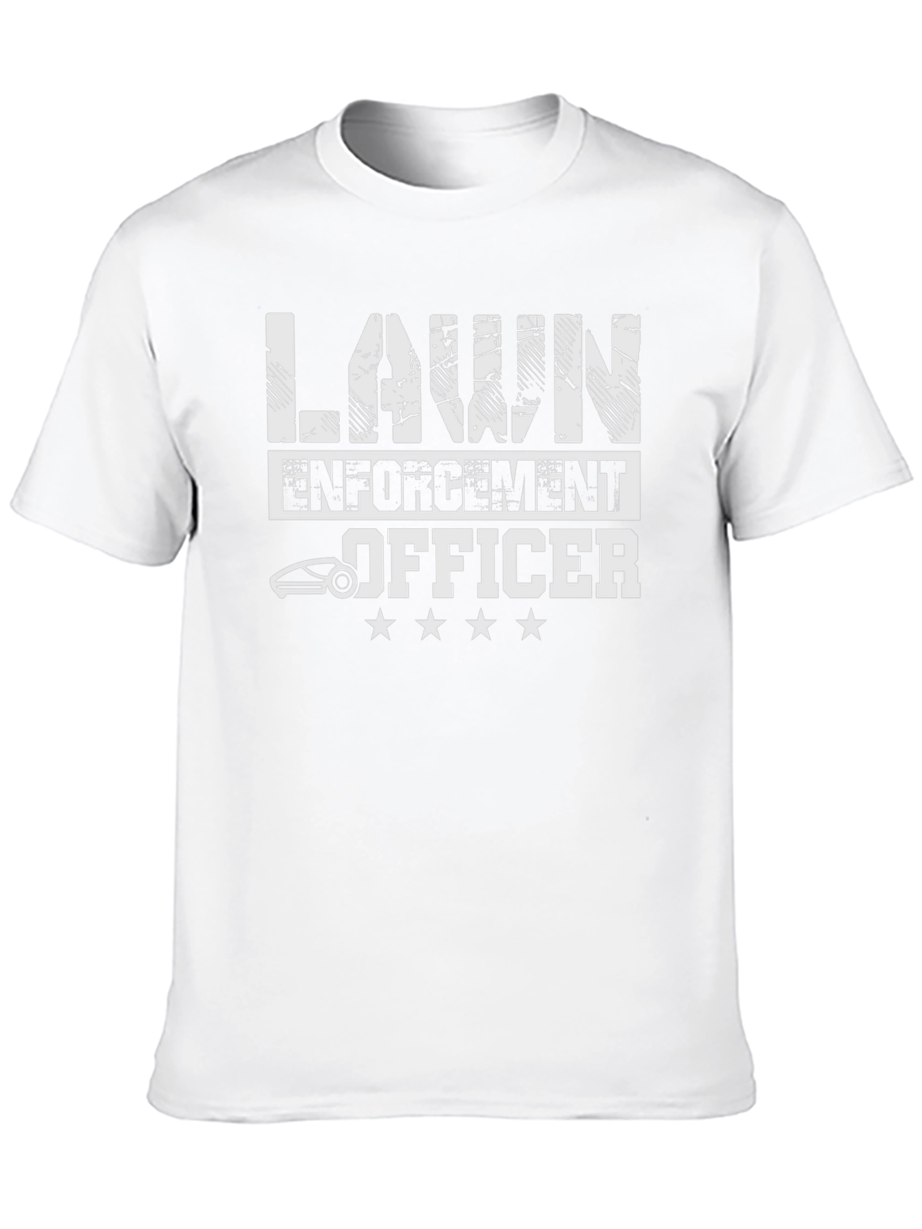 Lawn Enforcement Officer Graphic T-Shirt