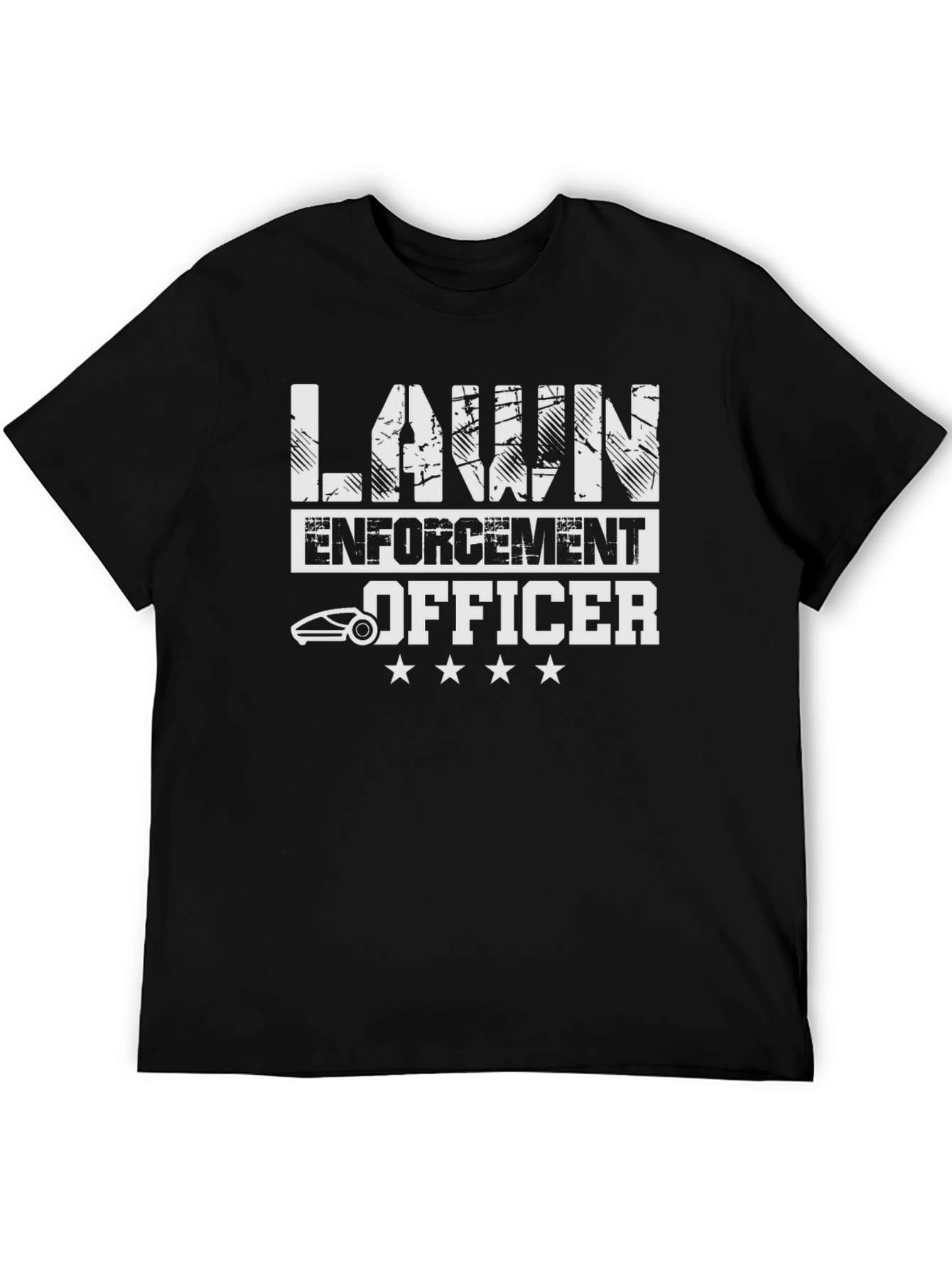 Lawn Enforcement Officer Graphic T-Shirt