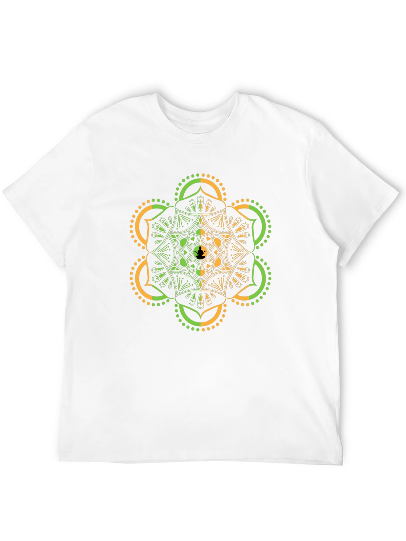 Mandala Graphic Tee - Black Yoga T-Shirt